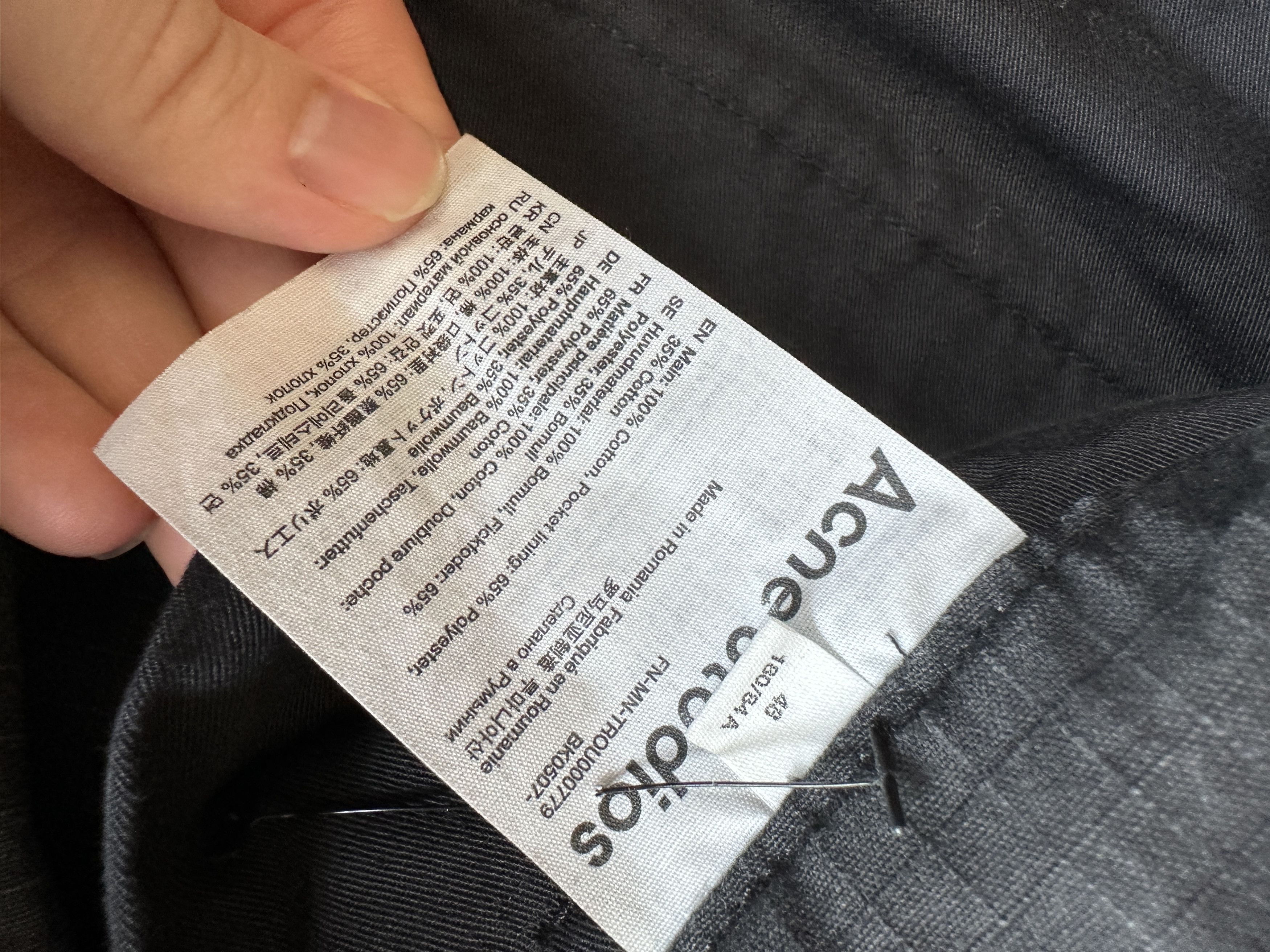 Acne Studios Acne Studios Wide Leg Baggy Convertible Cargo Pants Size US 32 / EU 48 - 9 Thumbnail