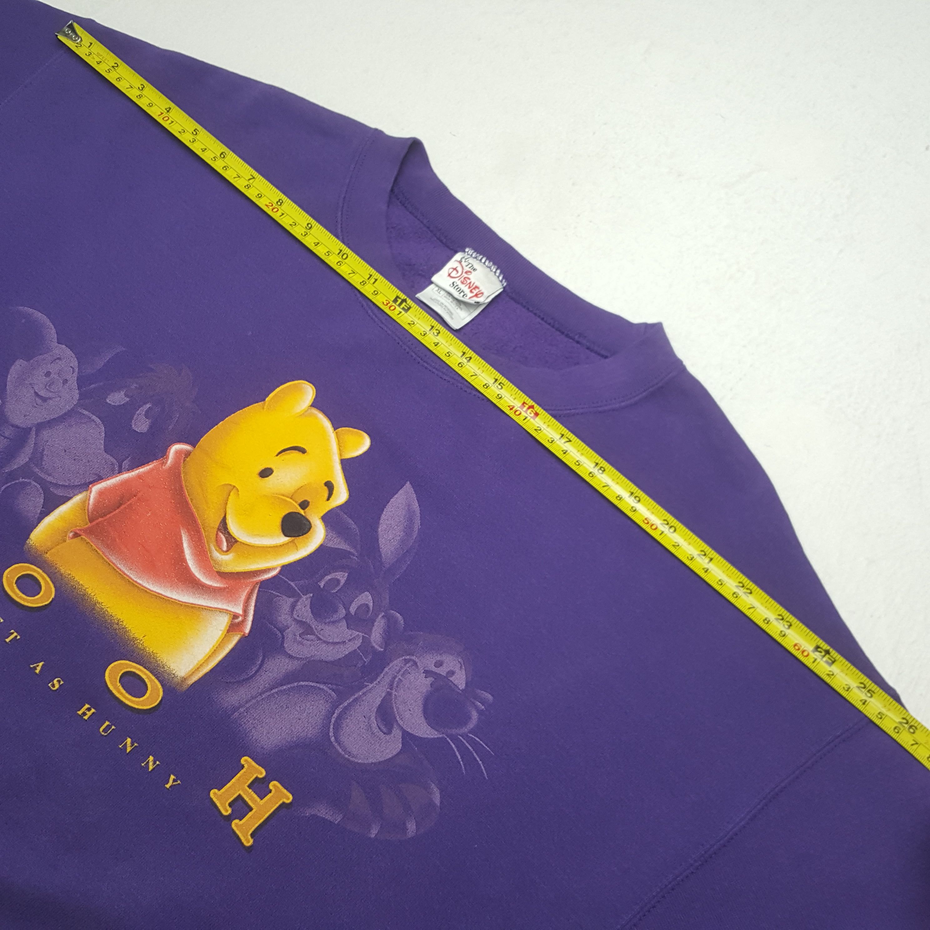 Disney Vintage Disney Pooh Sweet As Hunny Sweatshirt Size US XL / EU 56 / 4 - 8 Thumbnail