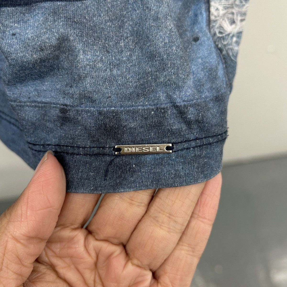 Diesel × Vintage Vintage Diesel denim look tee Size US XL / EU 56 / 4 - 3 Thumbnail