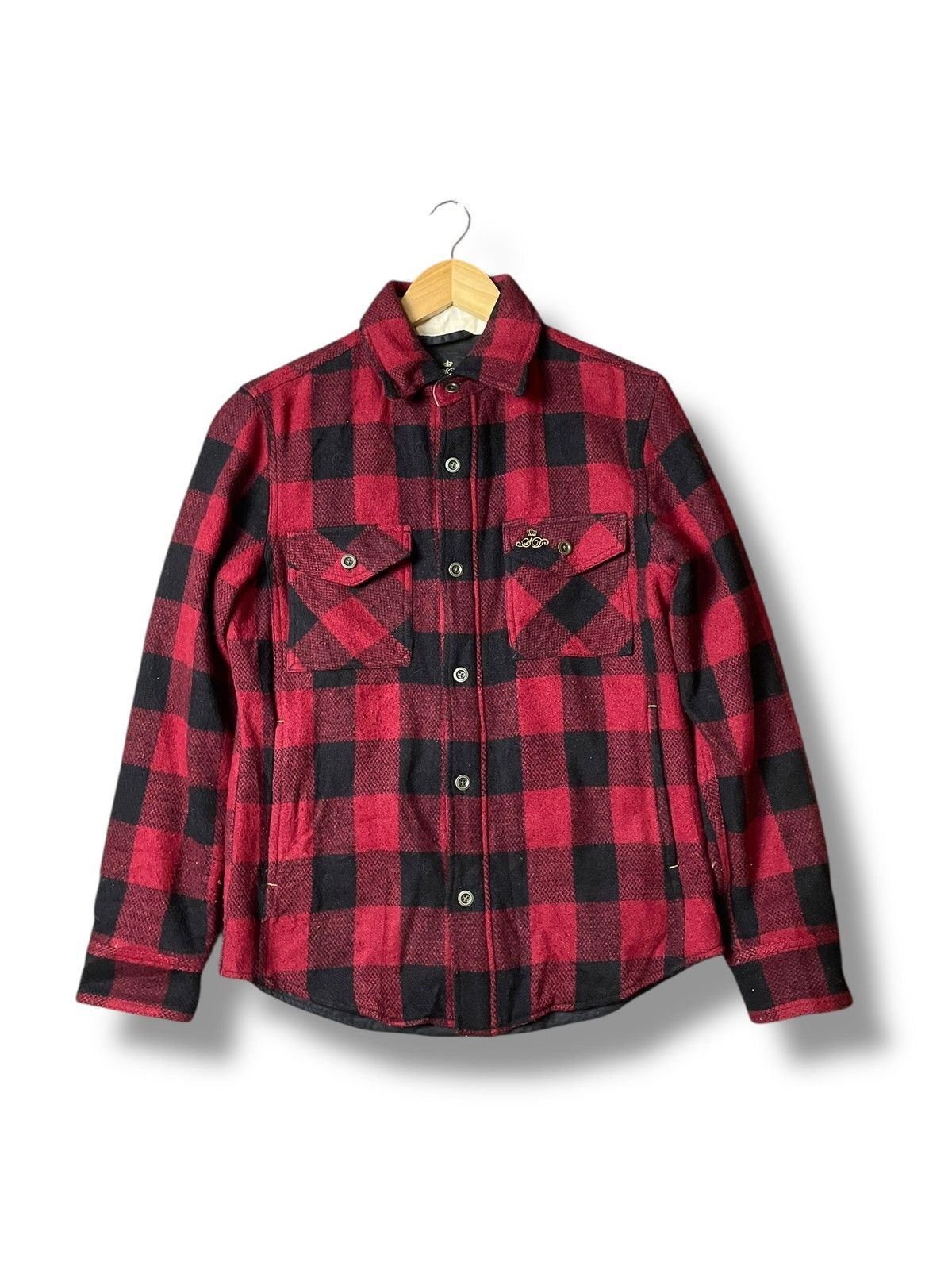 Japanese Brand × Vintage × semanticdesign Semantic Design Wool Blend Flannel Jacket (113) Size US L / EU 52-54 / 3 - 1 Thumbnail