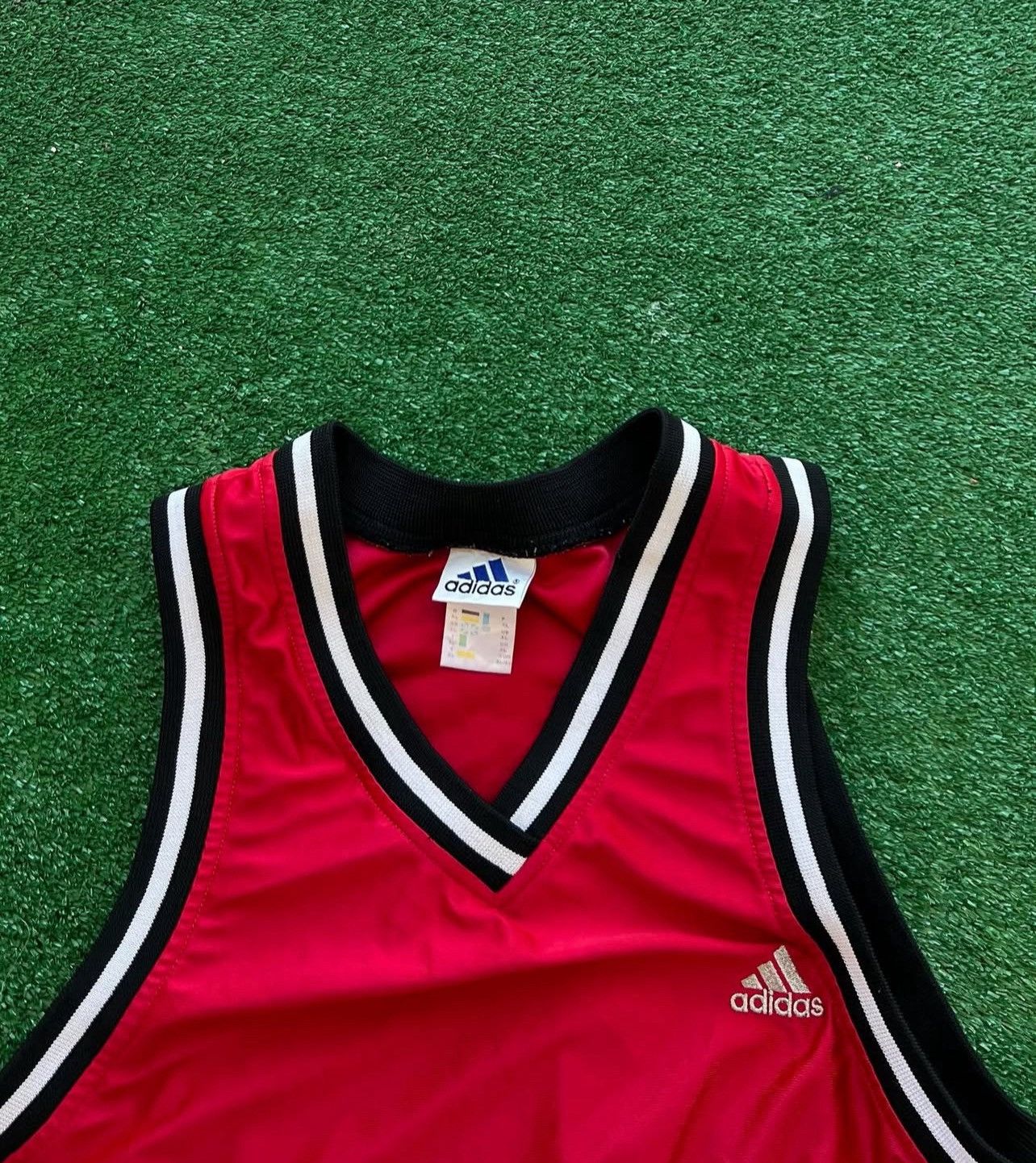 Adidas × Vintage Adidas Vintage 1990s Basketball Jersey Size US XL / EU 56 / 4 - 3 Thumbnail