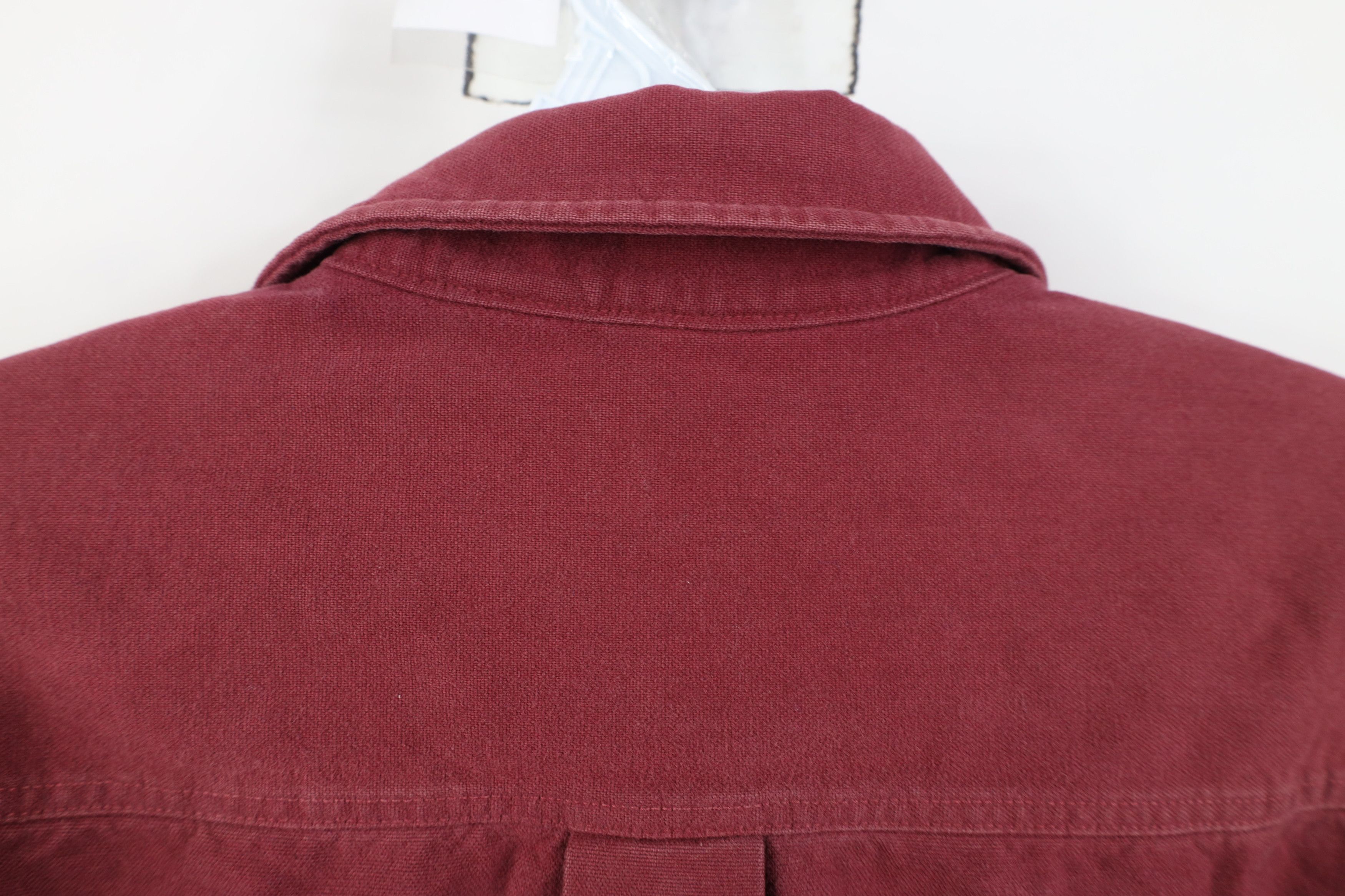 L.L. Bean Vintage LL Bean Chamois Cloth Collared Button Shirt Red Size US L / EU 52-54 / 3 - 11 Thumbnail