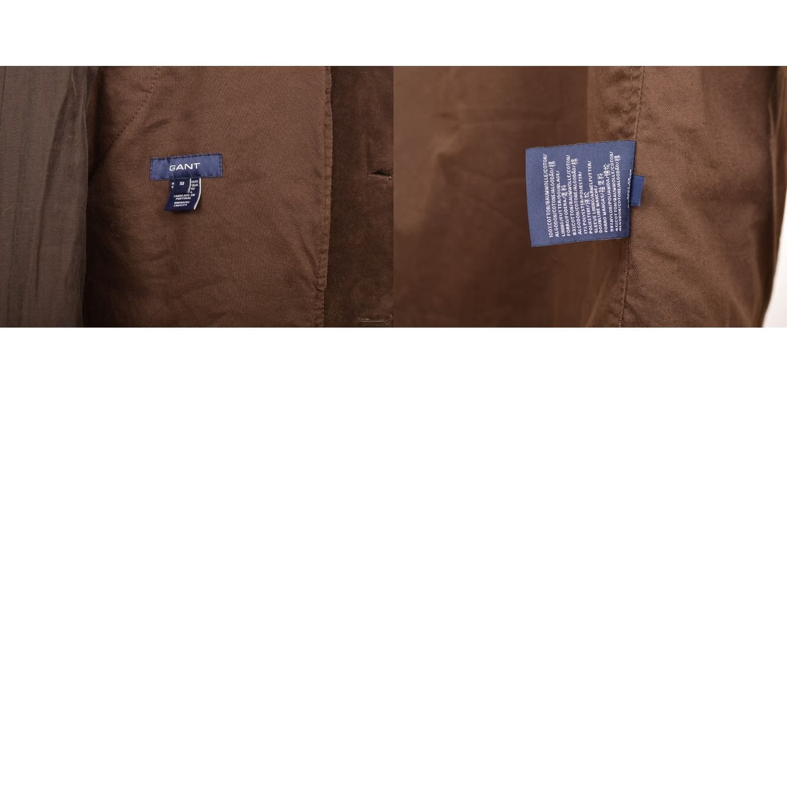 Gant GANT Jacket, Brown Cotton Safari, Size 52, Men, DDP, Military Style, 100% Cotton Size US L / EU 52-54 / 3 - 8 Thumbnail
