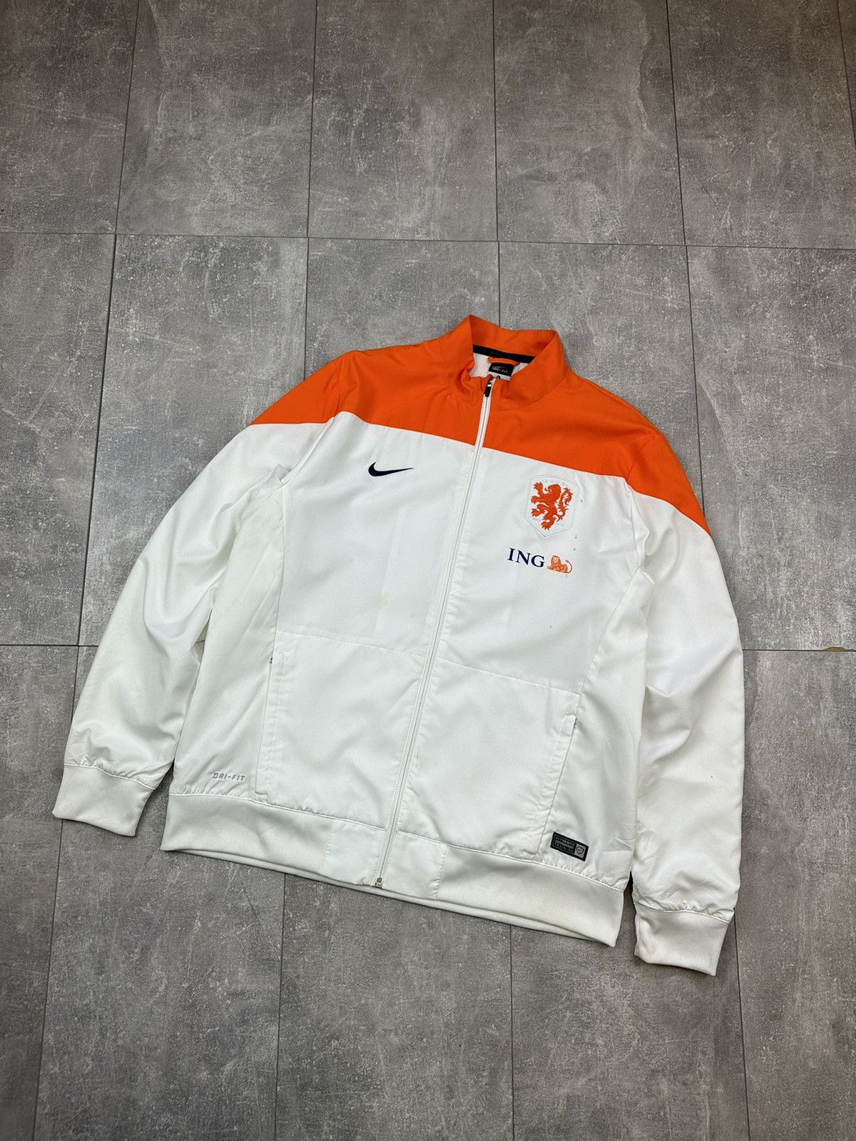 Nike Nike Netherlands KNVB Soccer Light Jacket Size US XL / EU 56 / 4 - 4 Thumbnail