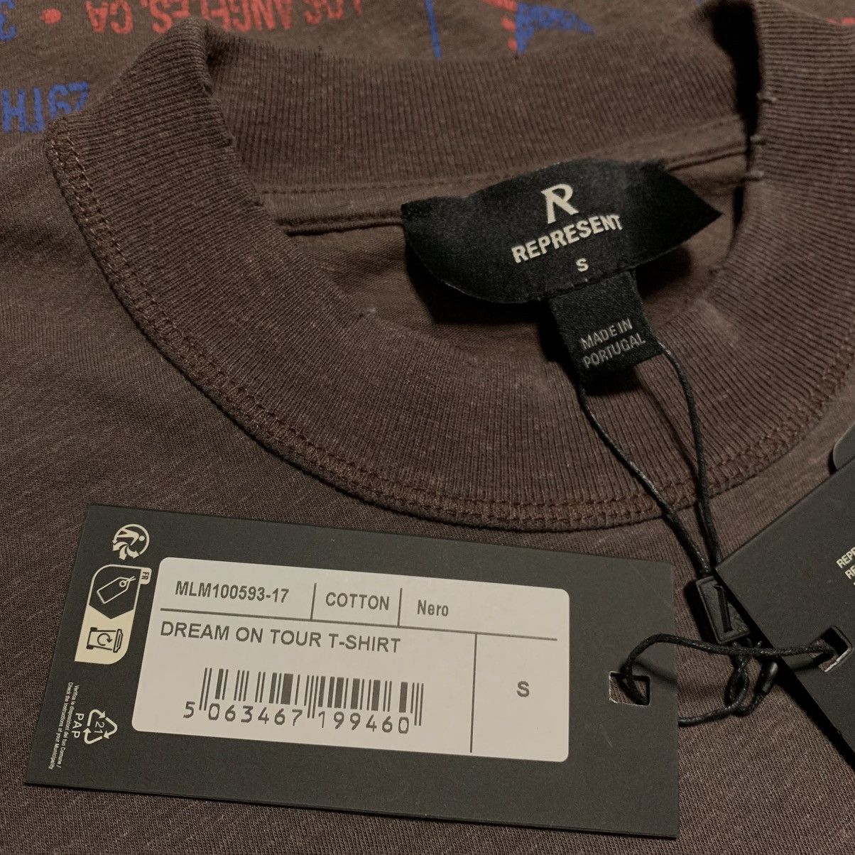 Represent Clo. Represent Small Dream On Tour Nero Brown Tee Size US S / EU 44-46 / 1 - 5 Thumbnail