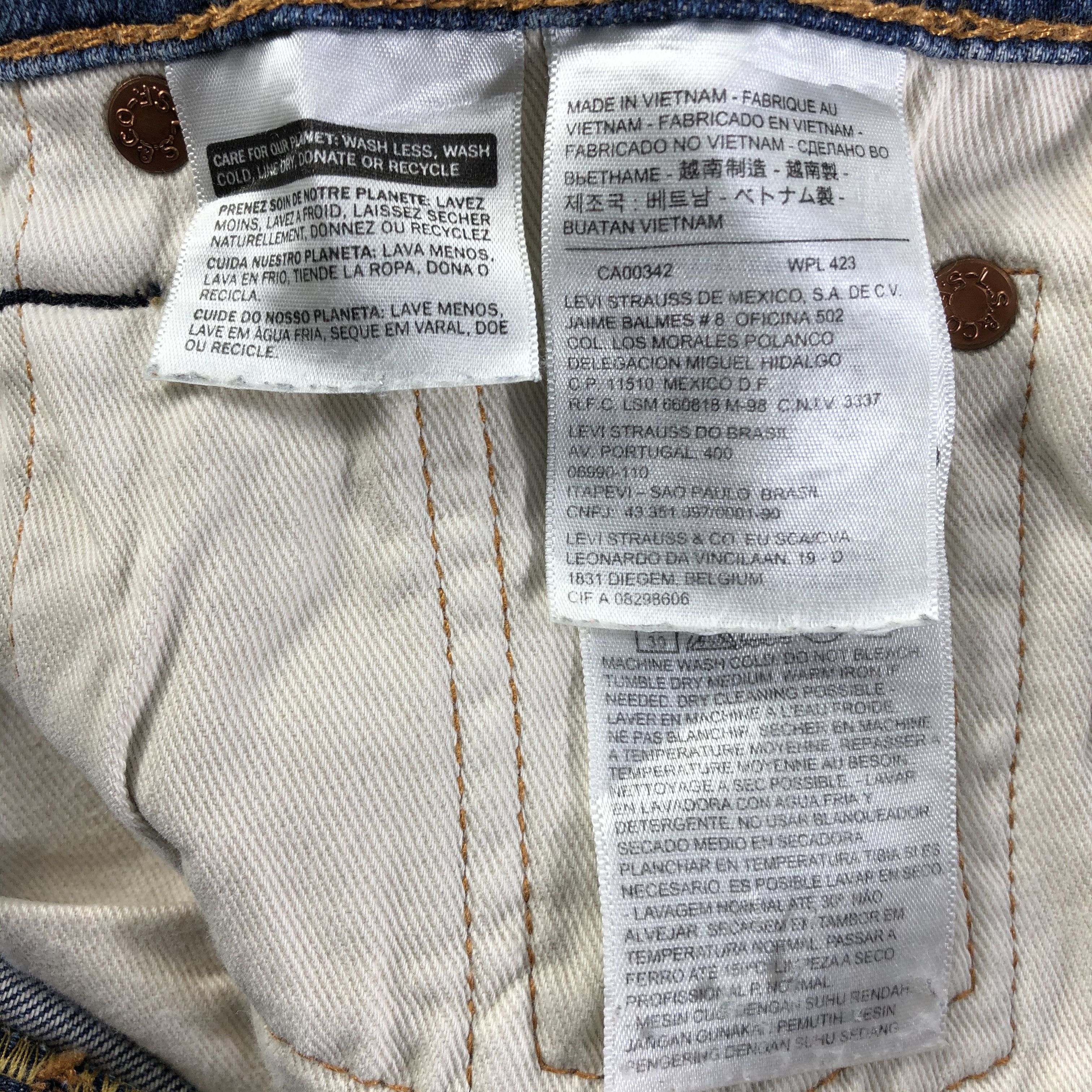 Levi's × Vintage Vintage Blue Wash Levis 511 Jeans-JM3207 Size US 32 / EU 48 - 10 Thumbnail