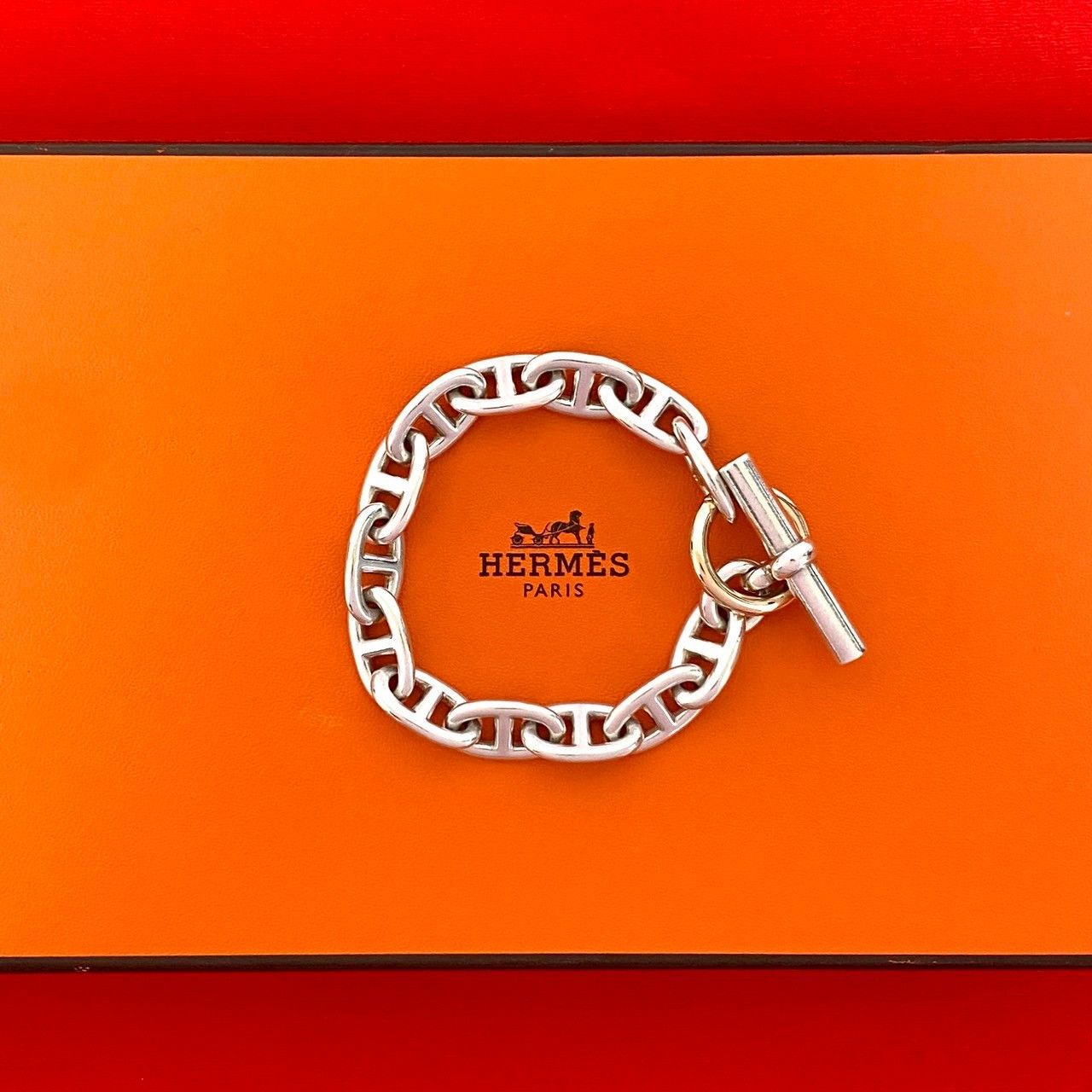 Hermes Vintage very rare Hermes Acrobat bracelet GM | Grailed