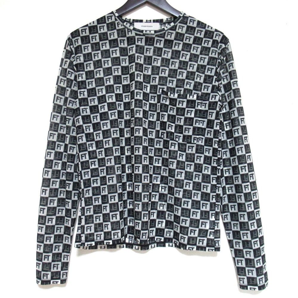 Other Other FUMIE TANAKA FT Logo Check Sheer Blouse Others Tops F24S-35 DUTY FREE for USA Size ONE SIZE - 1 Thumbnail