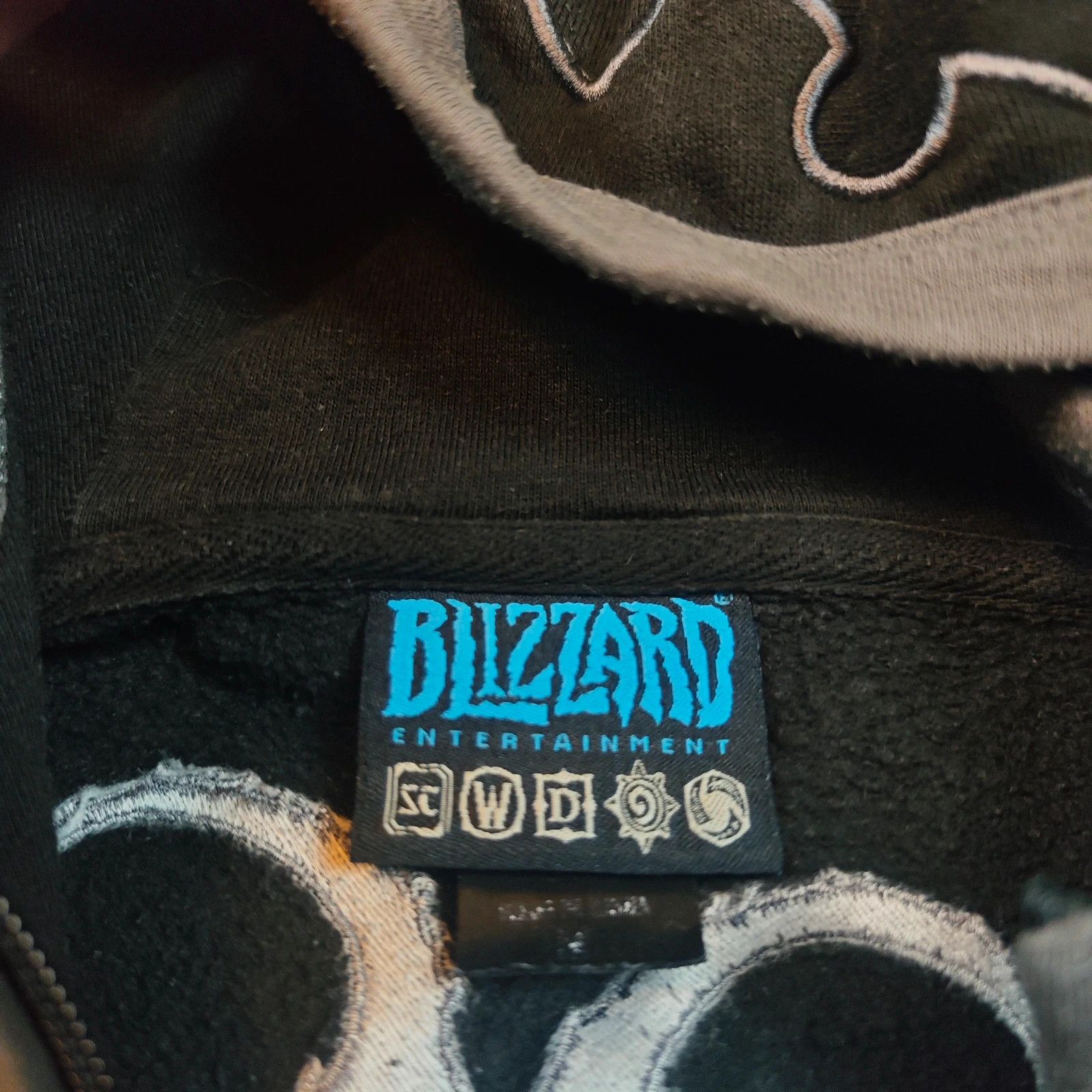 The Game Vintage Blizzard World of Warcraft Hoodie gaming rare black Size US M / EU 48-50 / 2 - 7 Thumbnail