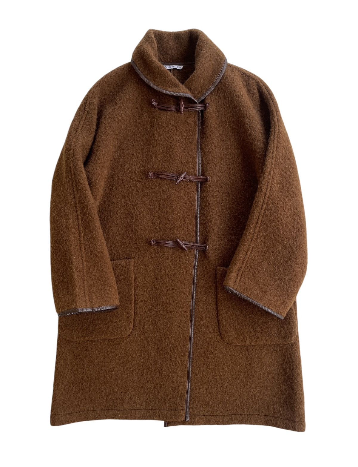 Calvin Klein Calvin Klein 205W39NYC Vintage CK Wool Mohair Duffle Coat Oversized Grailed