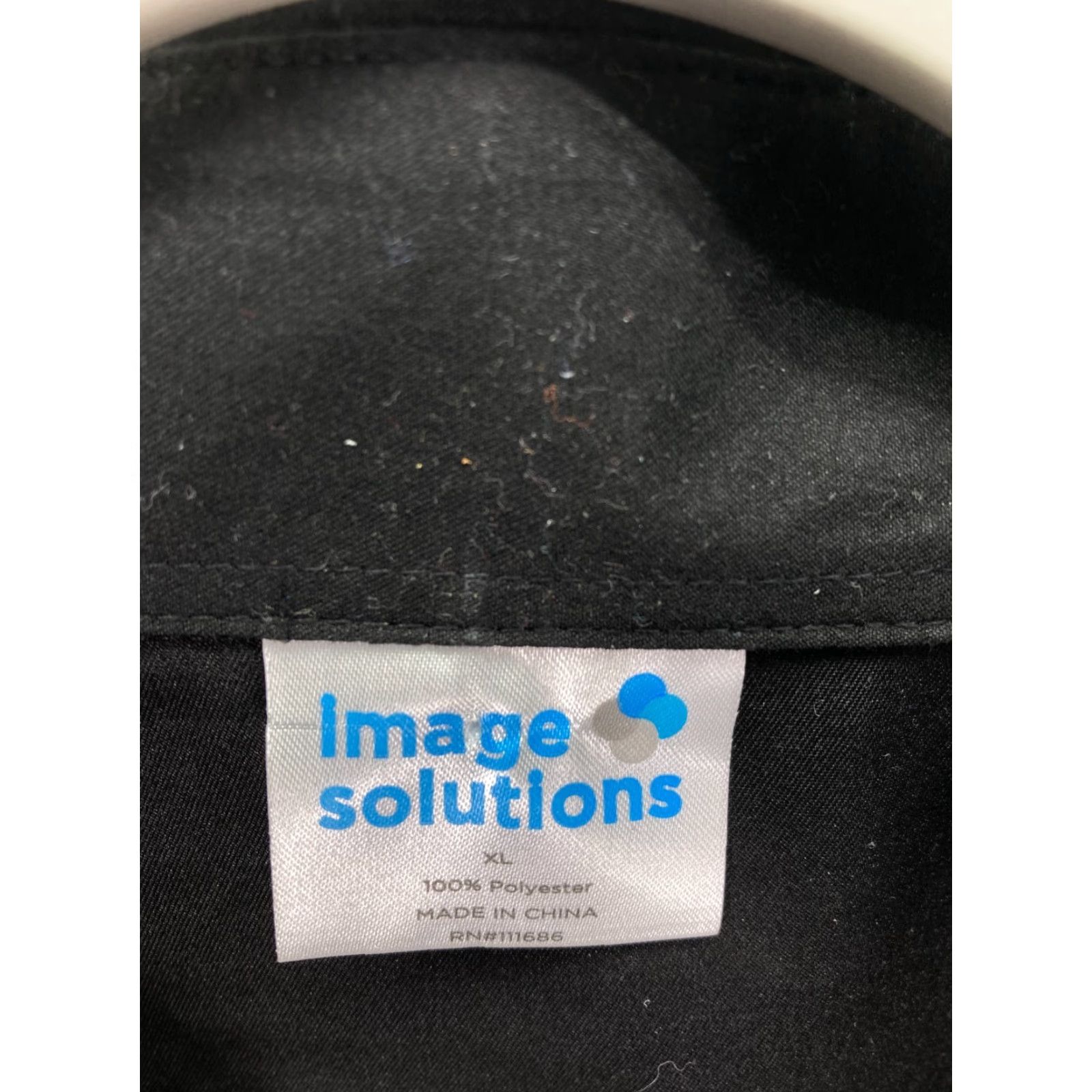Vintage Image Solutions Wingstop Button-Up Shirt Mens XL Black Short Sleeve Button-Up Shirt Men XL Black Solid Easy Care Pockets Classic, Outdoor Size US XL / EU 56 / 4 - 7 Thumbnail