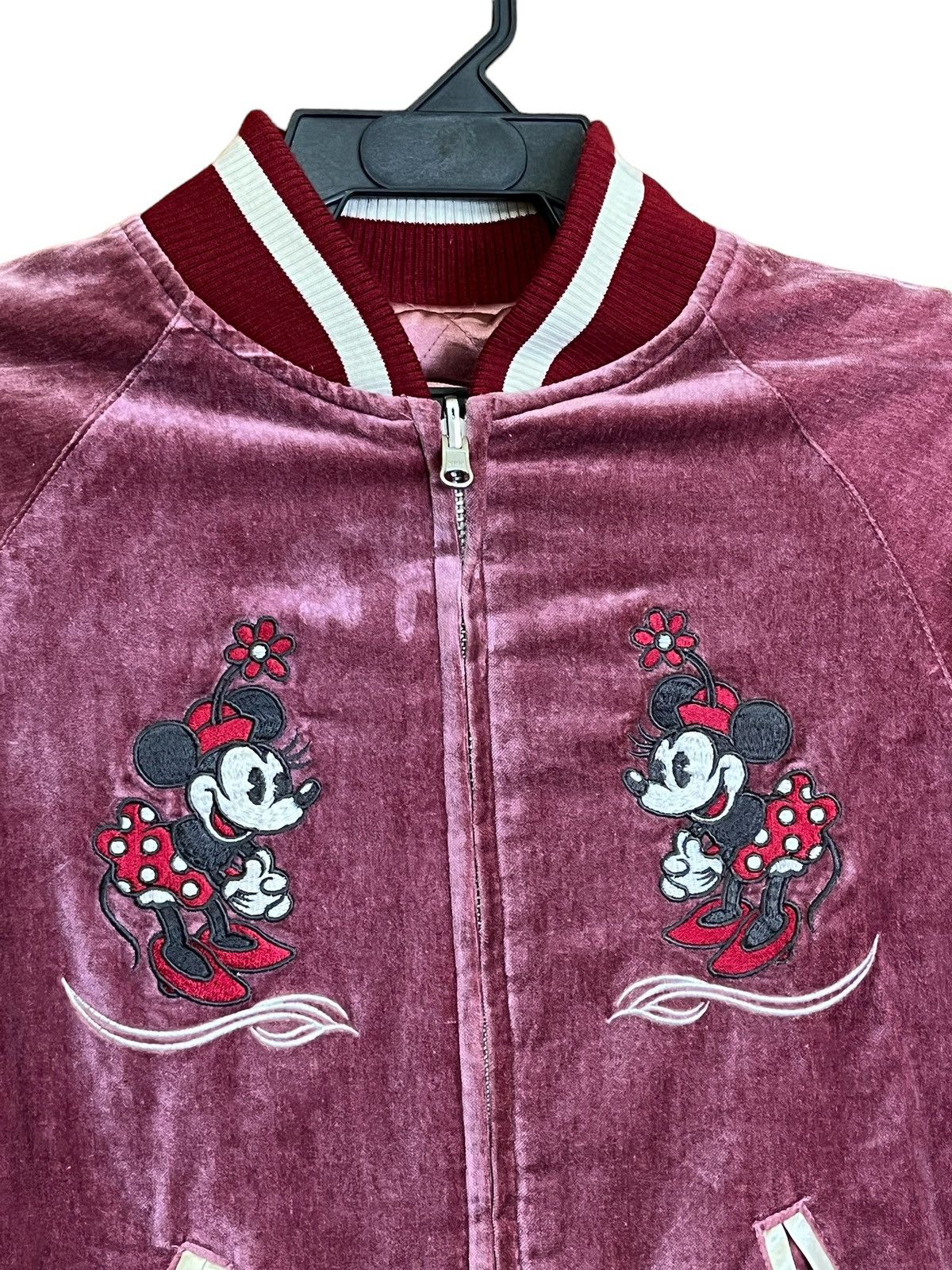 Disney SUKAJAN DISNEY MINNIE MOUSE NYLON/VELVET REVERSIBLE JACKET Size US XS / EU 42 / 0 - 7 Thumbnail