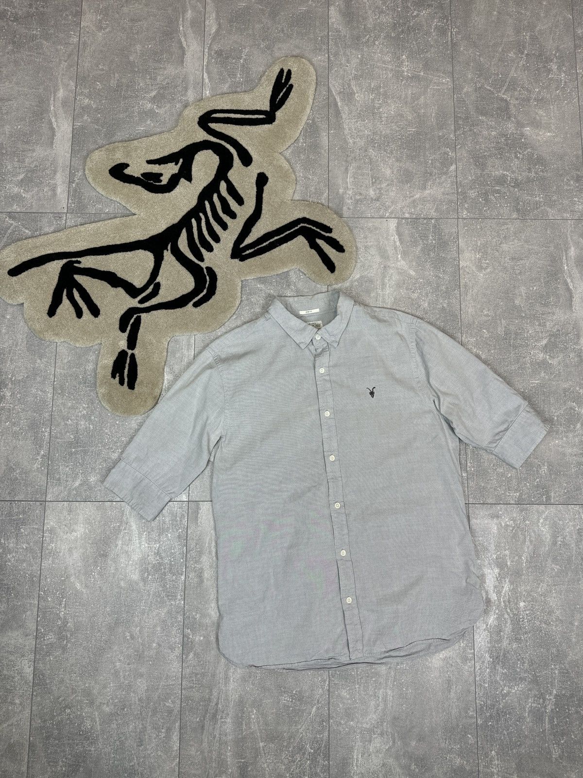 Allsaints Mens Vintage AllSaints redondo hs shirt button up Japanese Size US M / EU 48-50 / 2 - 1 Thumbnail