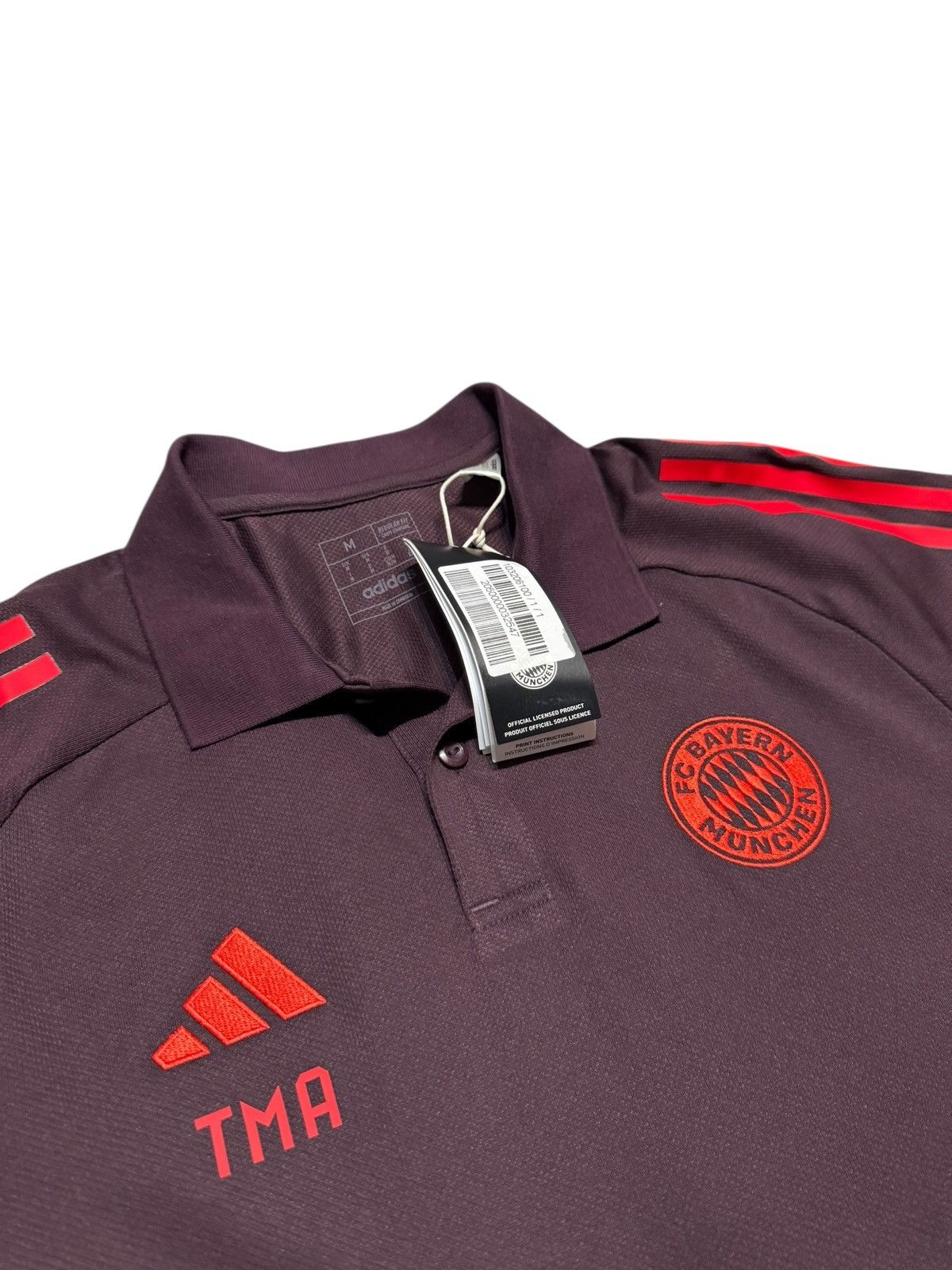 Adidas FC Bayern Munchen 2024 Adidas Polo Jersey Football Soccer Size US M / EU 48-50 / 2 - 2 Thumbnail