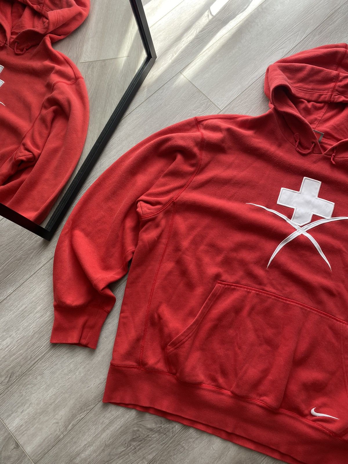 Nike × Vintage Rare Switzerland Swiss Ice Hockey Vintage Hoodie Size US XXL / EU 58 / 5 - 2 Thumbnail