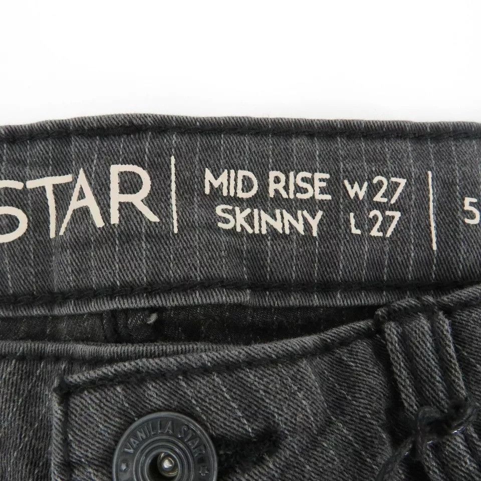 Other Vanilla Star Women's Mid Rise Skinny Jeans Size 5 NWT Size 27" / US 4 / IT 40 - 5 Thumbnail