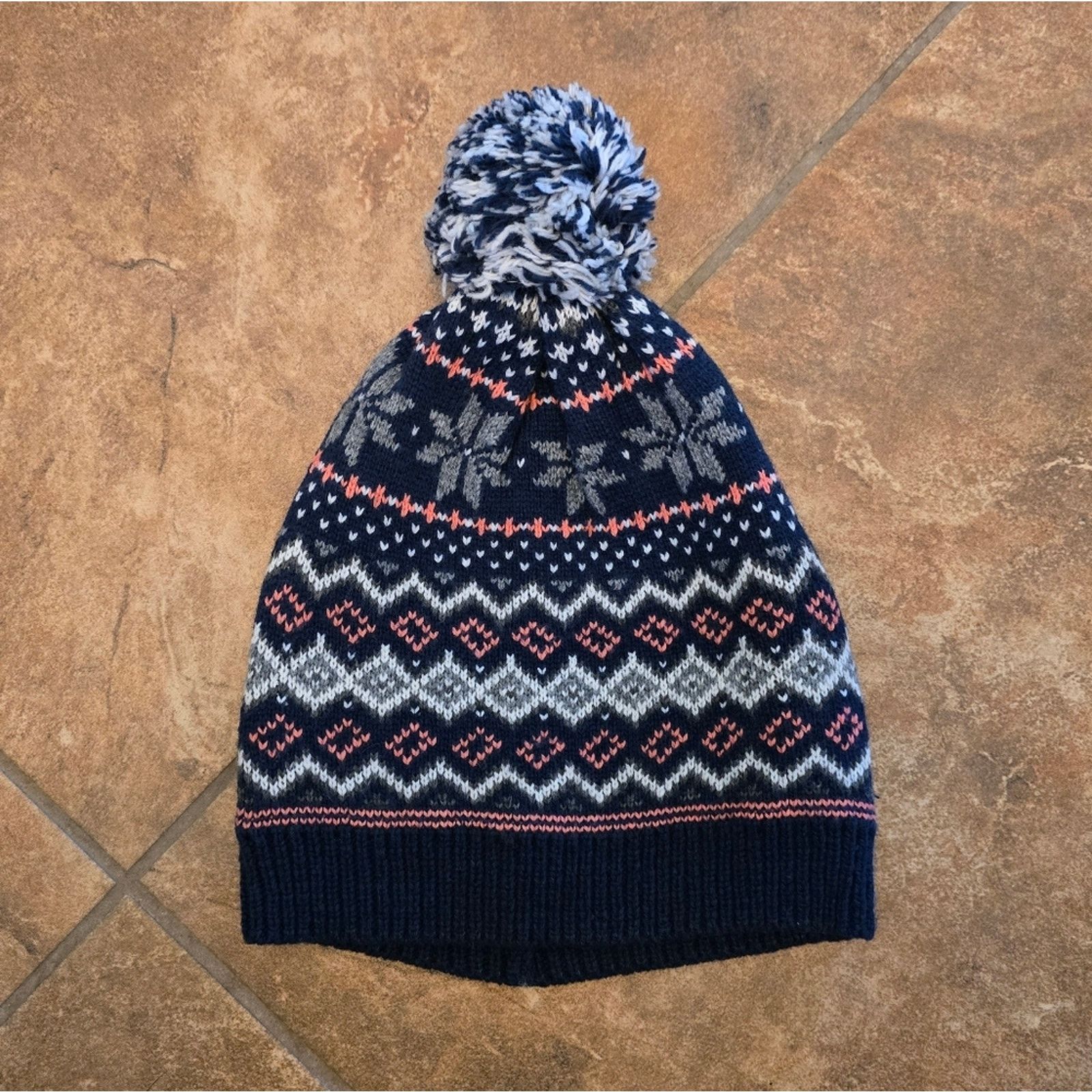 Mossimo Navy Detailed | MOSSIMO | Winter Beanie Size ONE SIZE - 1 Thumbnail