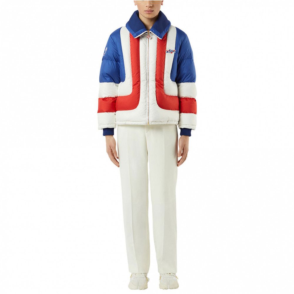 Casablanca o1mle0326 Curve Panel Puffer Jacket in Multicolor Size US L / EU 52-54 / 3 - 4 Thumbnail
