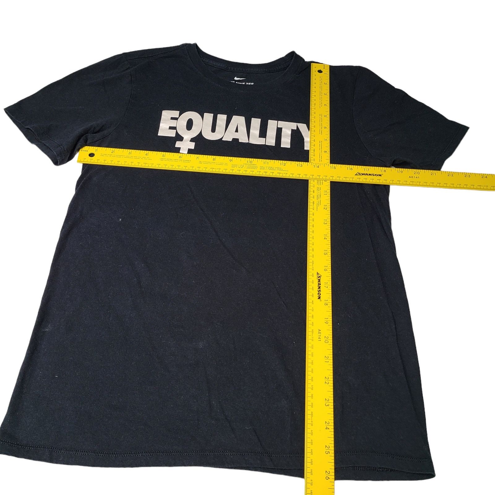 Nike Nike Equality T-Shirt Black Graphic Women's Size S 1849 Size S / US 4 / IT 40 - 4 Thumbnail