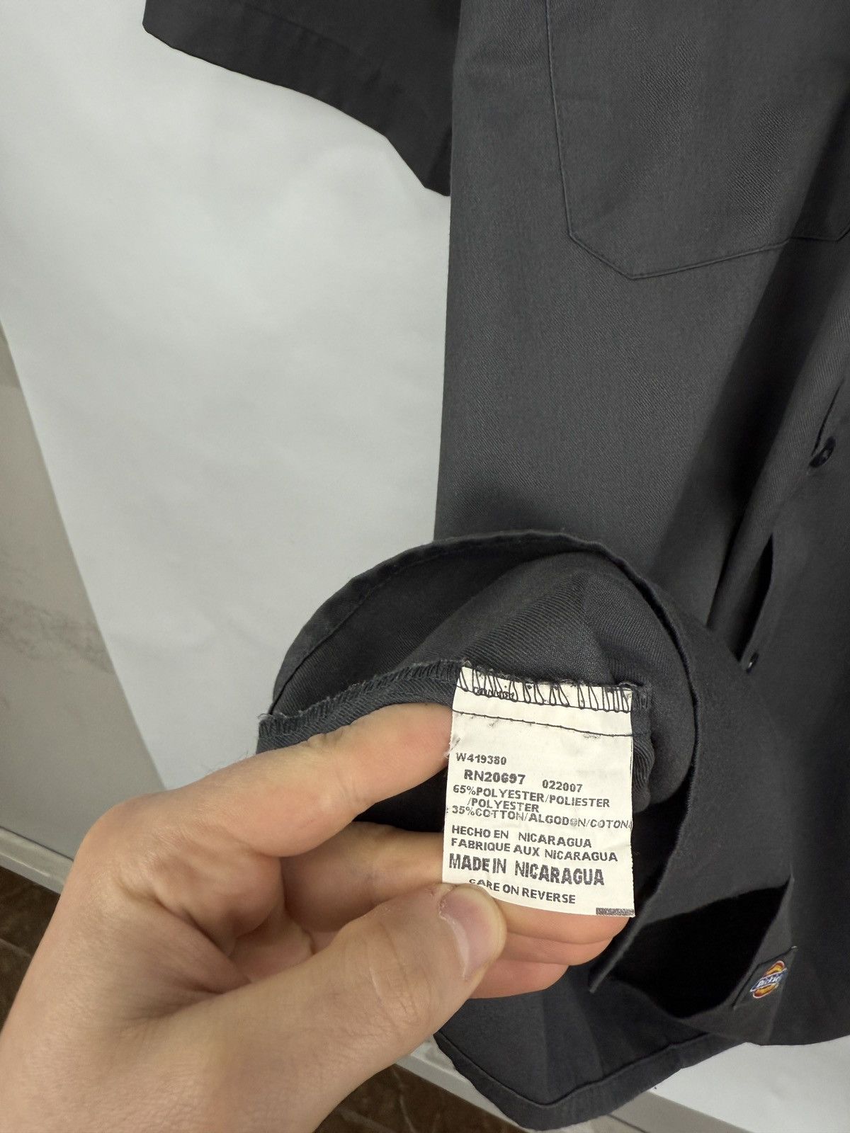 Dickies 🇺🇸 Vintage 90s Dickies Workers Shirt Retro Rare Y2K Hype Size US L / EU 52-54 / 3 - 6 Thumbnail