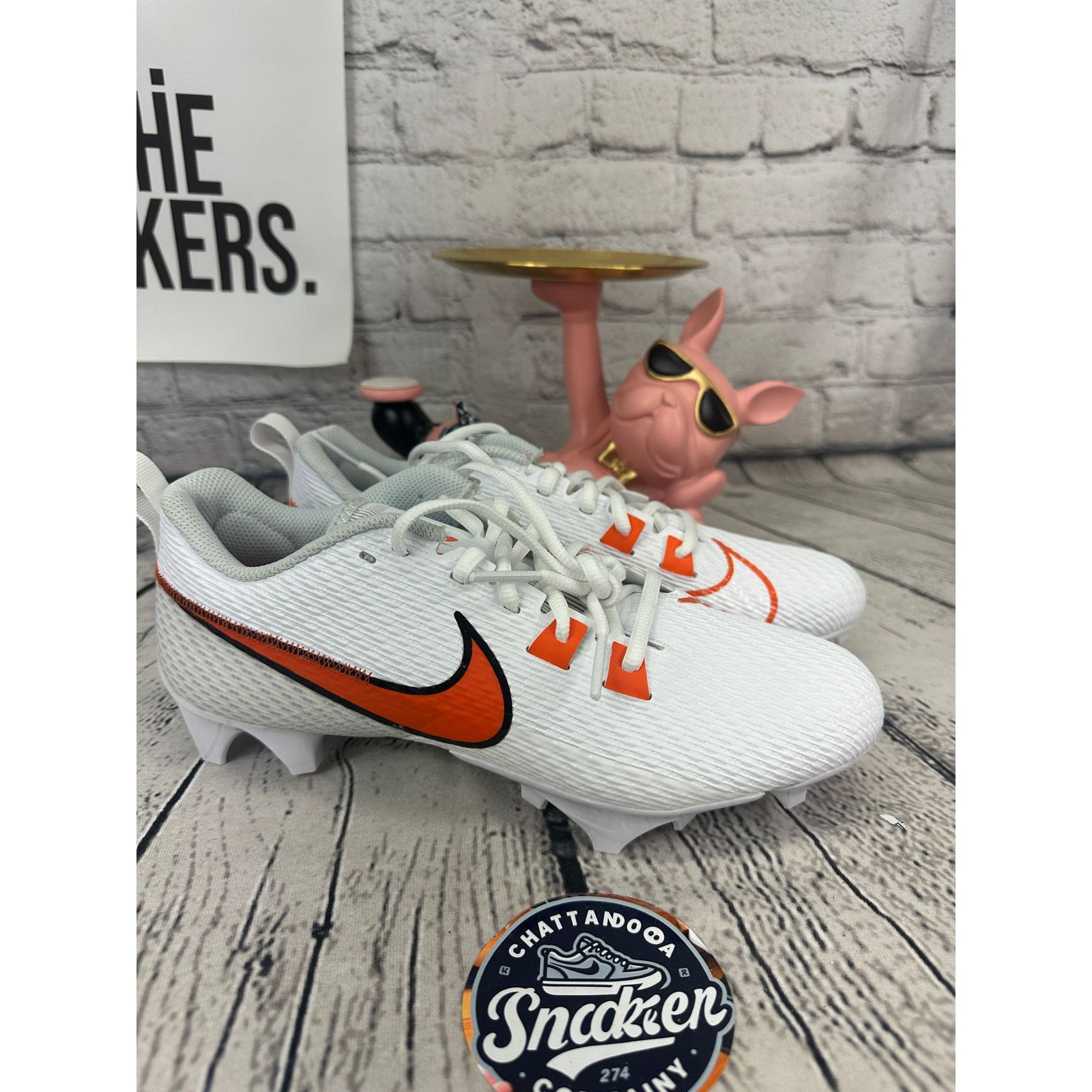 Nike Nike Vapor Edge Speed 360 2 Mens 9 Orange Football Cleats Size US 9 / EU 42 - 5 Thumbnail