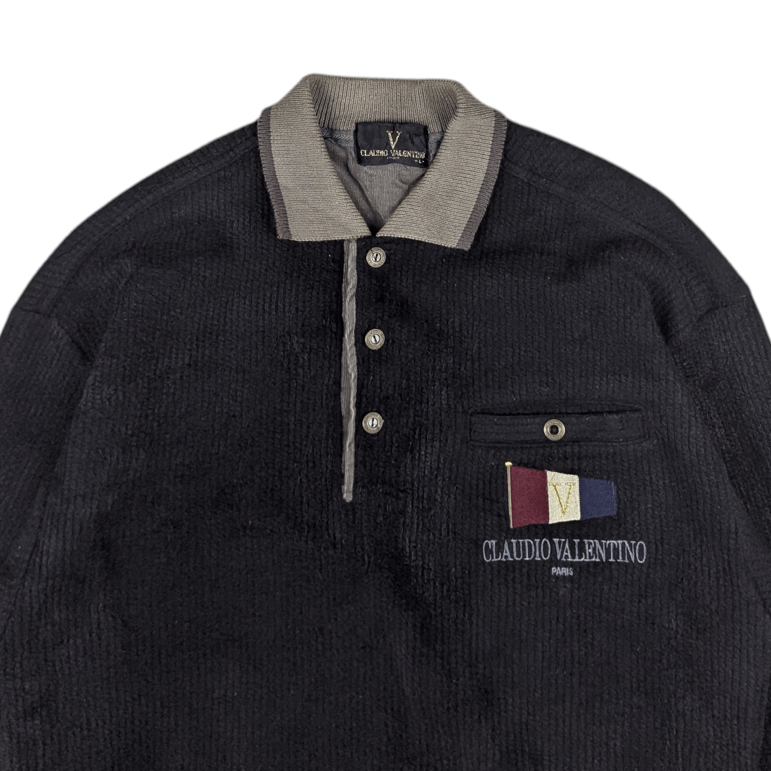 Valentino Vintage CLAUDIO VALENTINO Sweatshirts Jumper Size US M / EU 48-50 / 2 - 5 Thumbnail