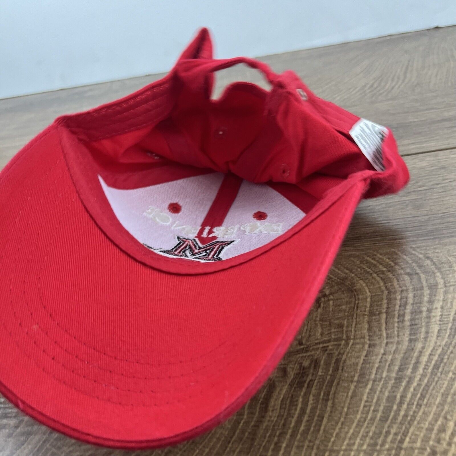Other Miami Ohio Hat Oxford Experience Hat Red Hat Adjustable Red Size ONE SIZE - 11 Thumbnail