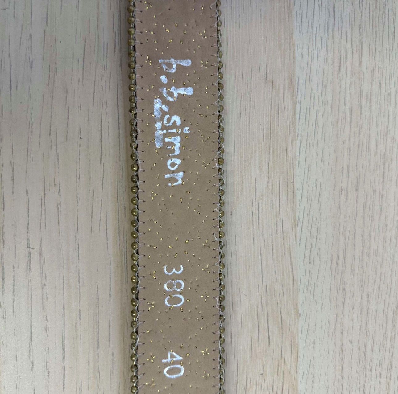 B.B. Simon B.B. Simons Rhinestone Belt Size 40 - 3 Thumbnail