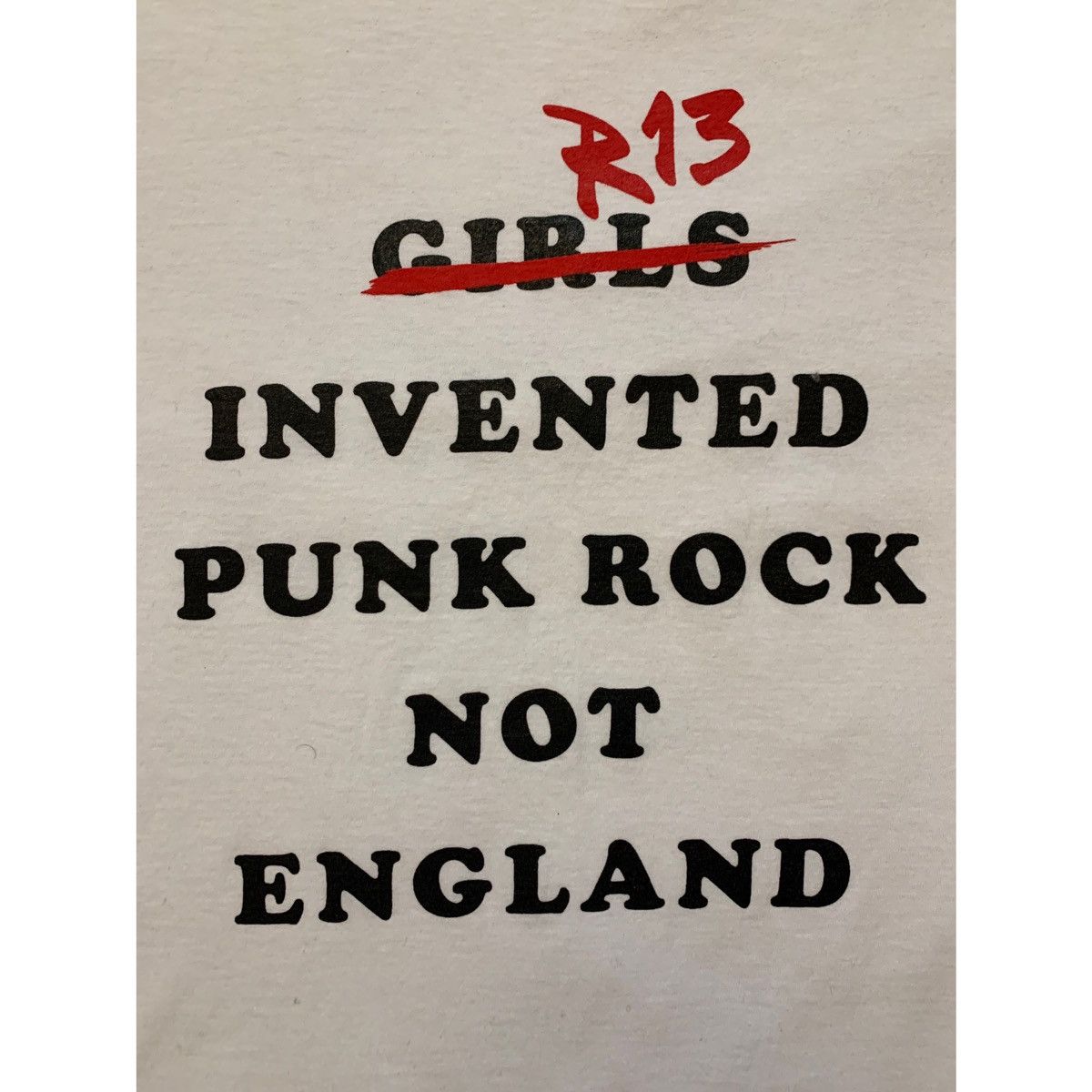 R13 R13 PUNK ROCK LIMITED EDITION RUNWAY TEE Size US M / EU 48-50 / 2 - 2 Thumbnail
