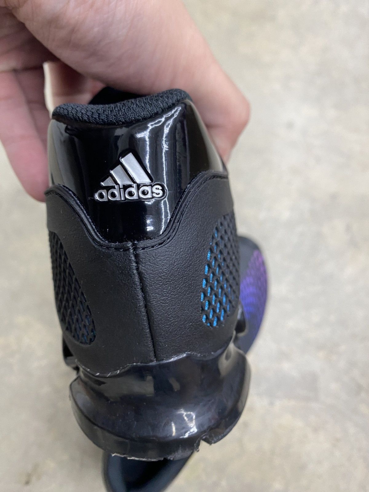 Adidas Adidas Megaride S2 Black Hi Res Blue Size US 10.5 / EU 43-44 - 8 Thumbnail