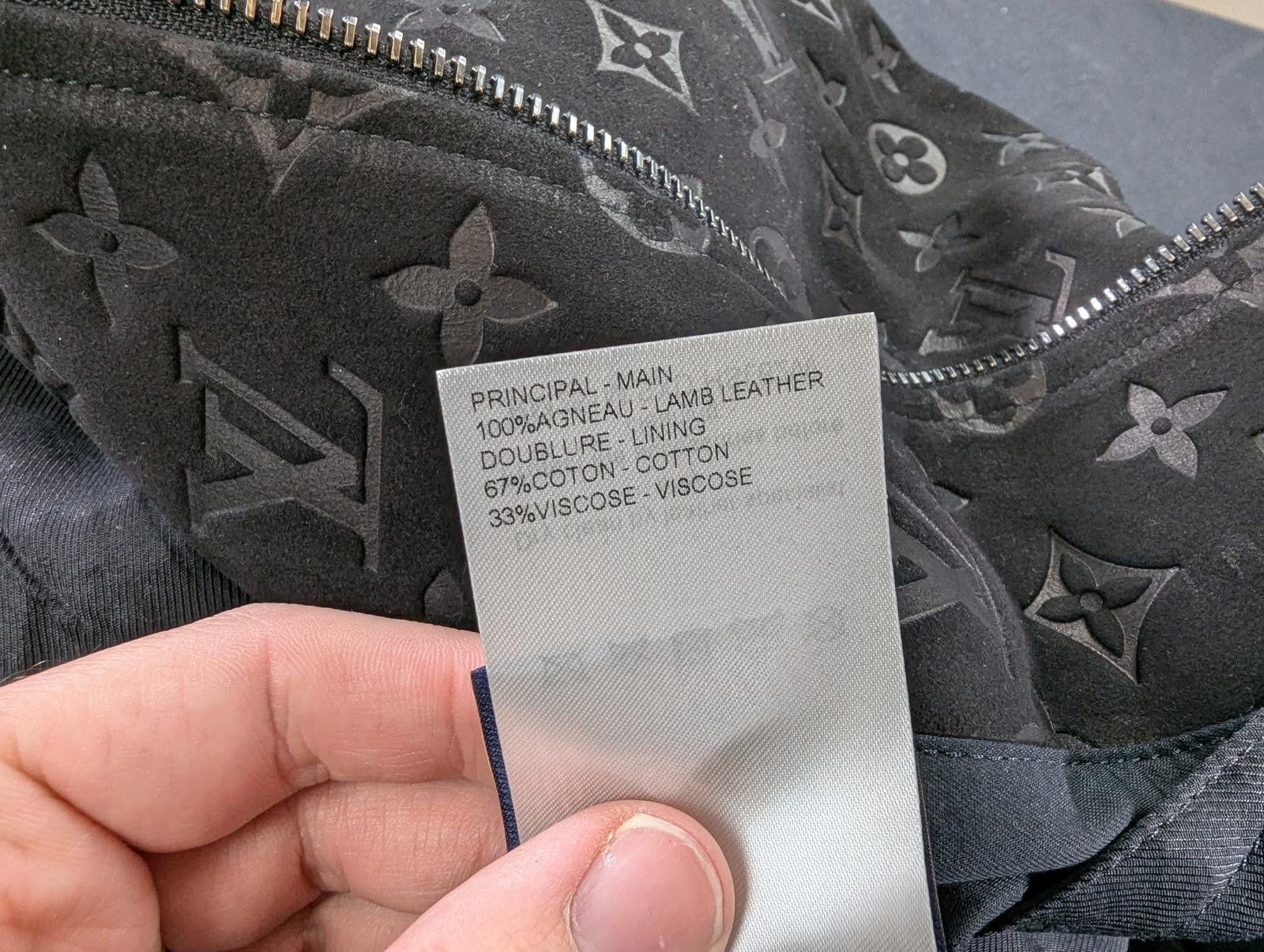 Louis Vuitton Louis Vuitton Monogram Embossed Tracksuit Jacket in Black Size US XL / EU 56 / 4 - 4 Thumbnail