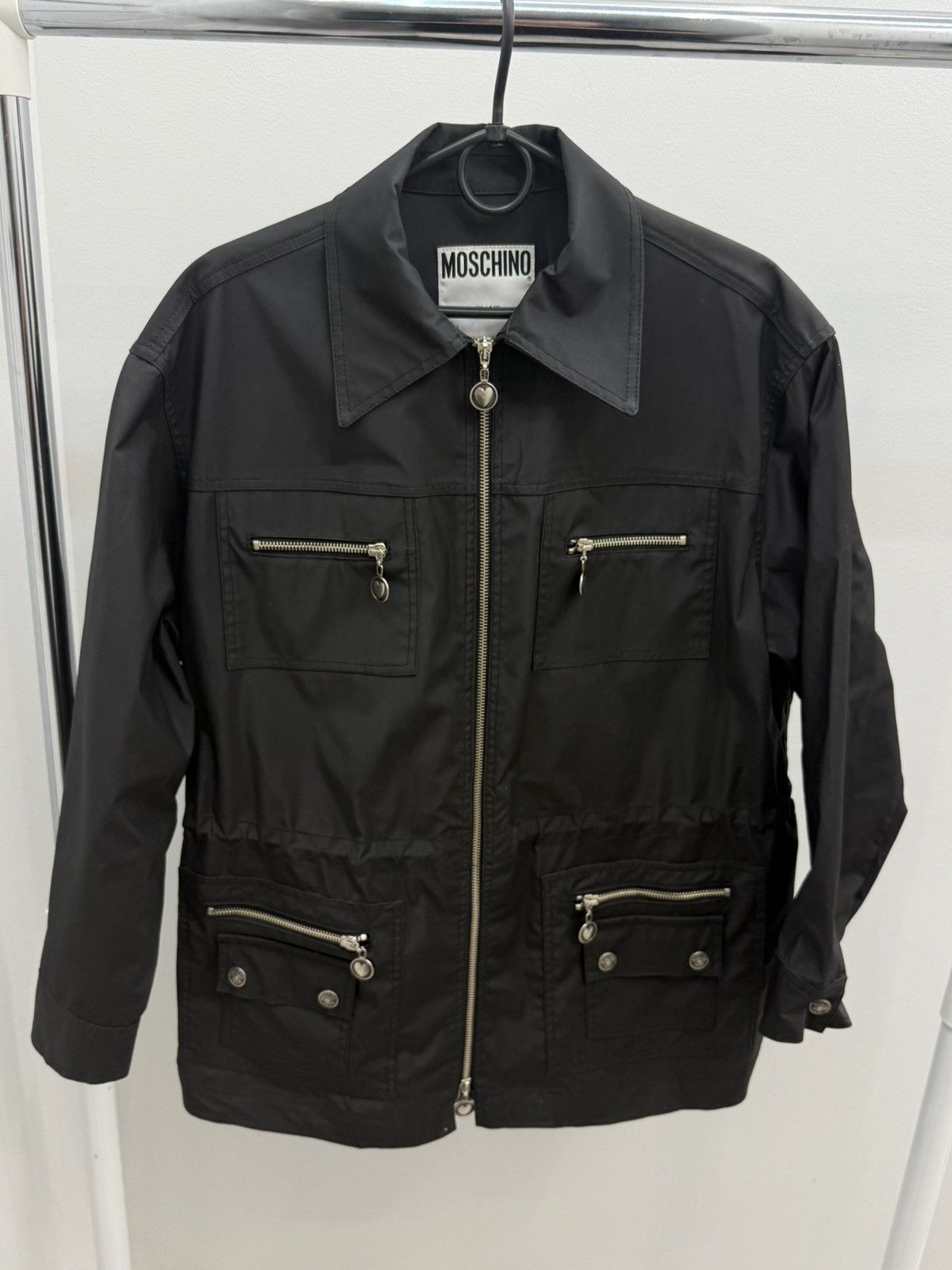Moschino Vintage 90s Moschino Jeans Nylon Jacket Size M / US 6-8 / IT 42-44 - 1 Thumbnail