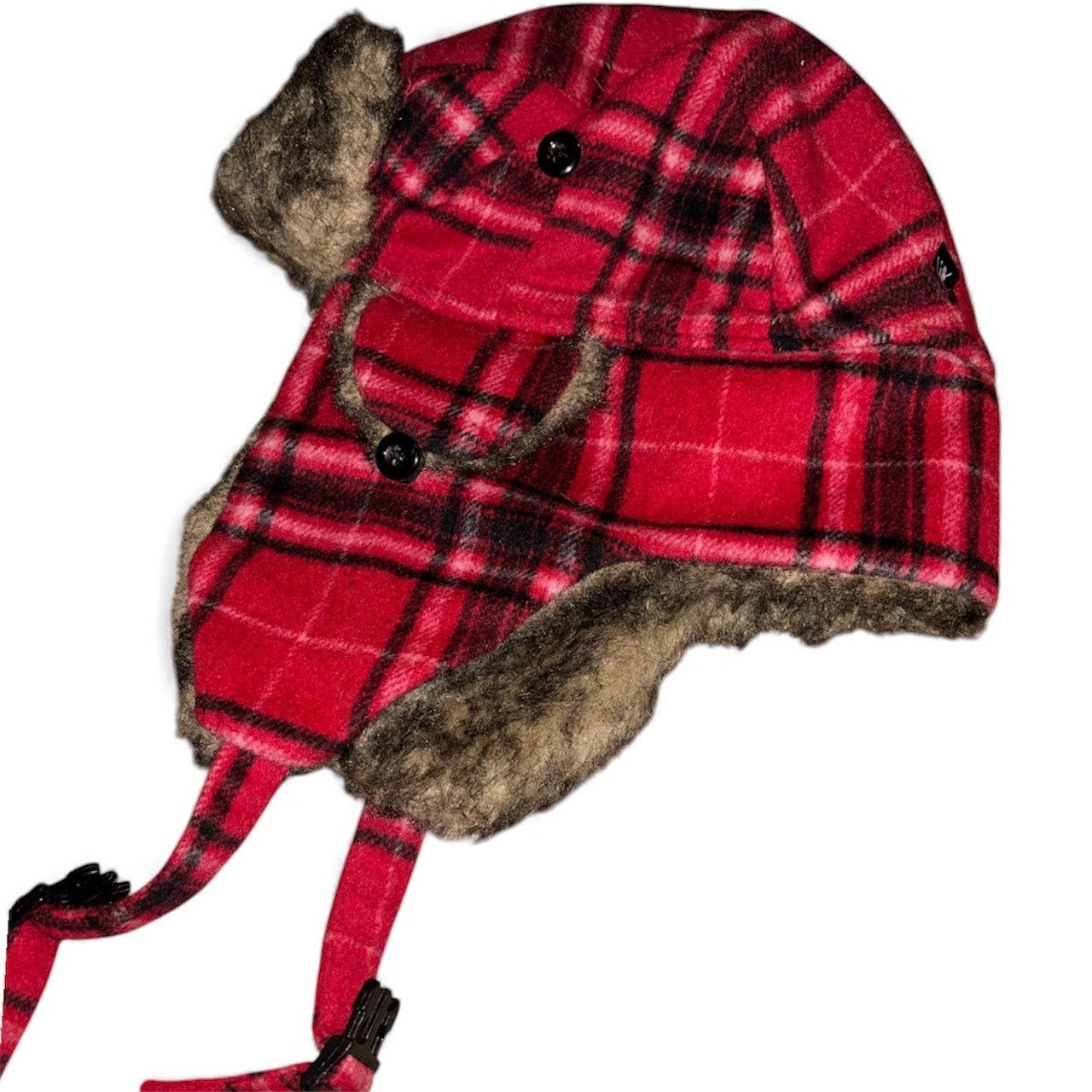 City Hunter City Hunter Red Trapper Hat Aviator Style One Size Size ONE SIZE - 2 Thumbnail