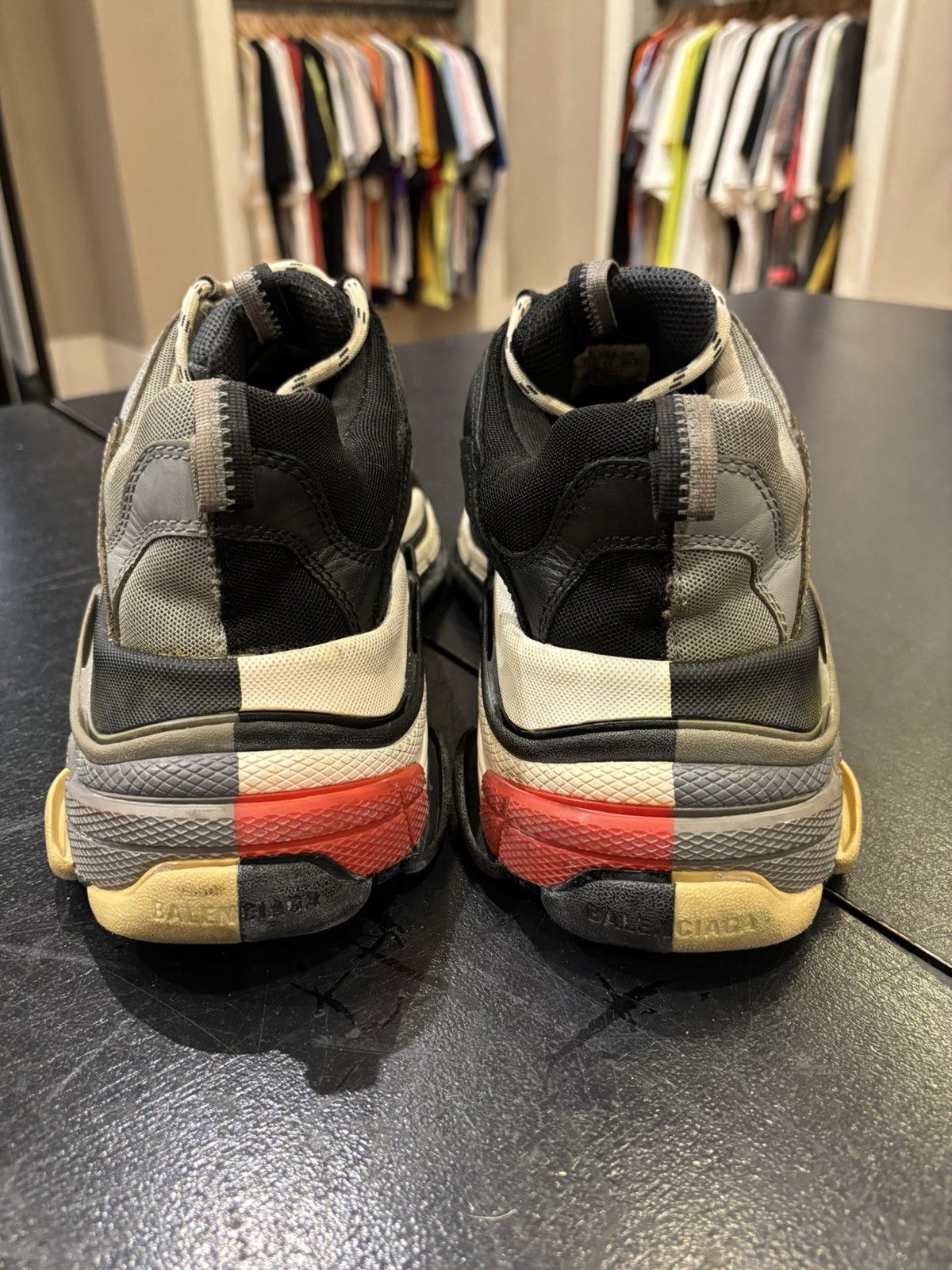 Balenciaga Balenciaga split triple s sneaker Size US 13 / EU 46 - 6 Thumbnail