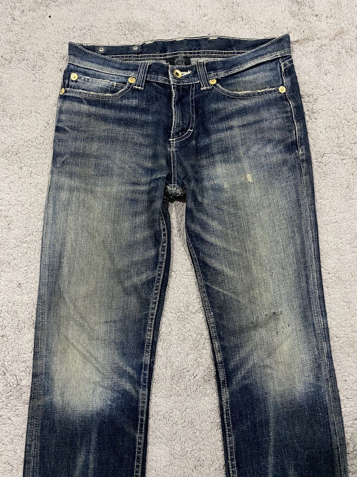 semanticdesign Semantic Design Mudwash Clawmark Distressed Denim Jeans Size US 32 / EU 48 - 13 Thumbnail