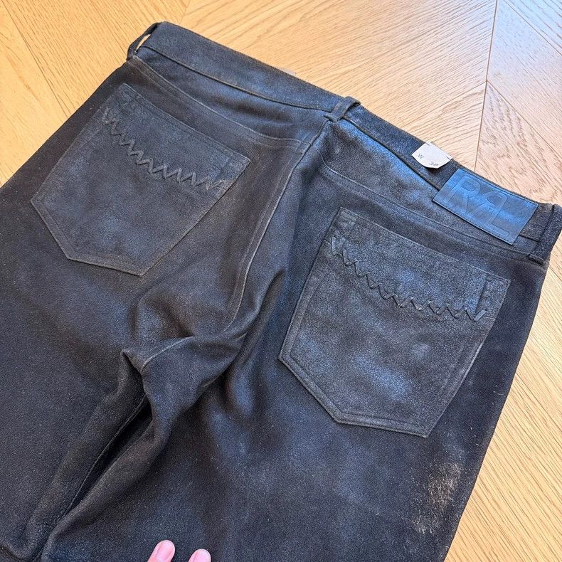 RRL Ralph Lauren RRL Ralph Lauren Cowhide suede retro western woven leather Size US 40 / EU 56 - 6 Thumbnail