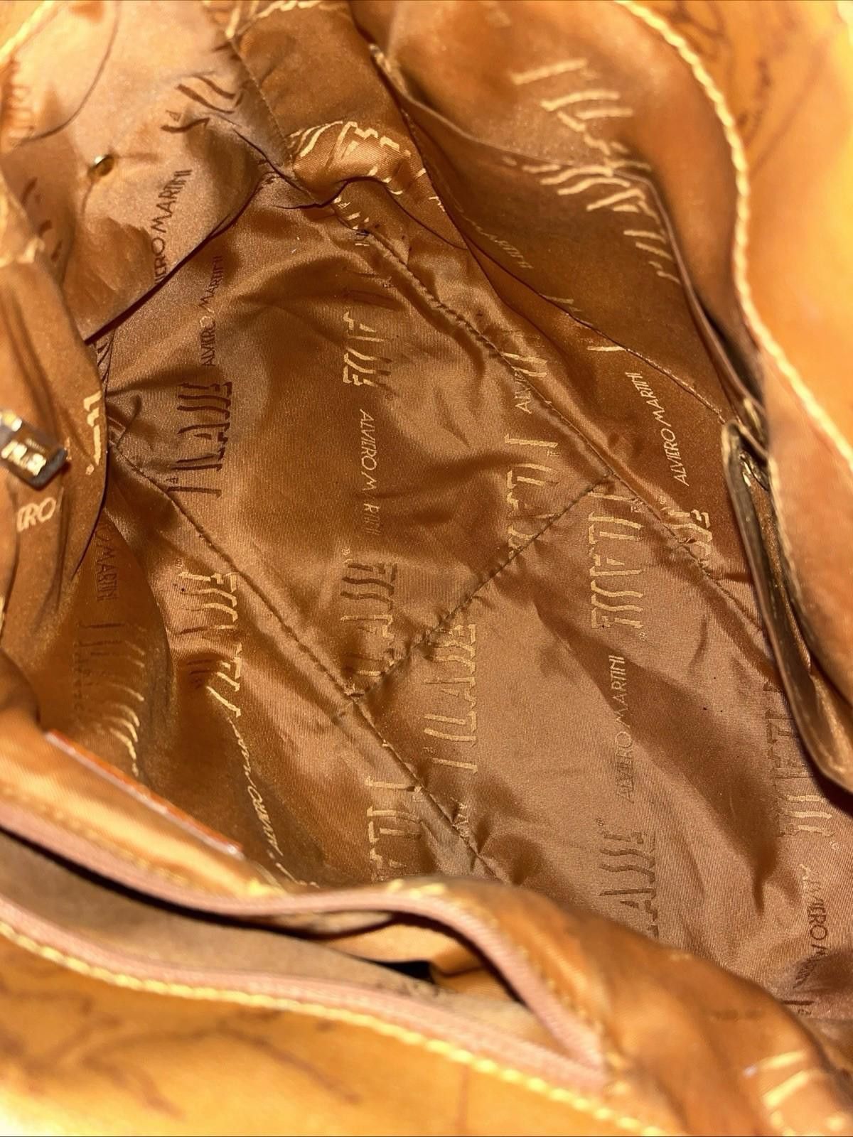 Alviero Martini ALVIERO MARTINI 1A CLASSE Geo Print Leather Handbag Bag Size ONE SIZE - 4 Thumbnail