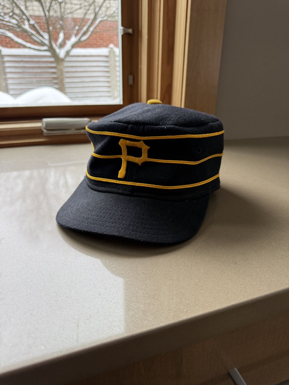 Vintage Pittsburgh Pirates Pillbox Hat 7 3/8 MLB