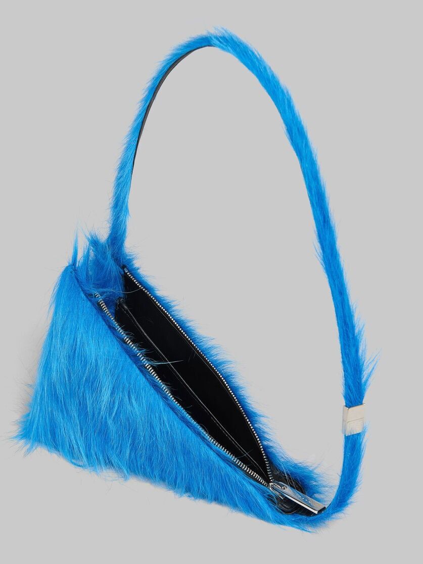 Marni Marni pony hair Prisma blue Triangular crossbody Size ONE SIZE - 10 Thumbnail