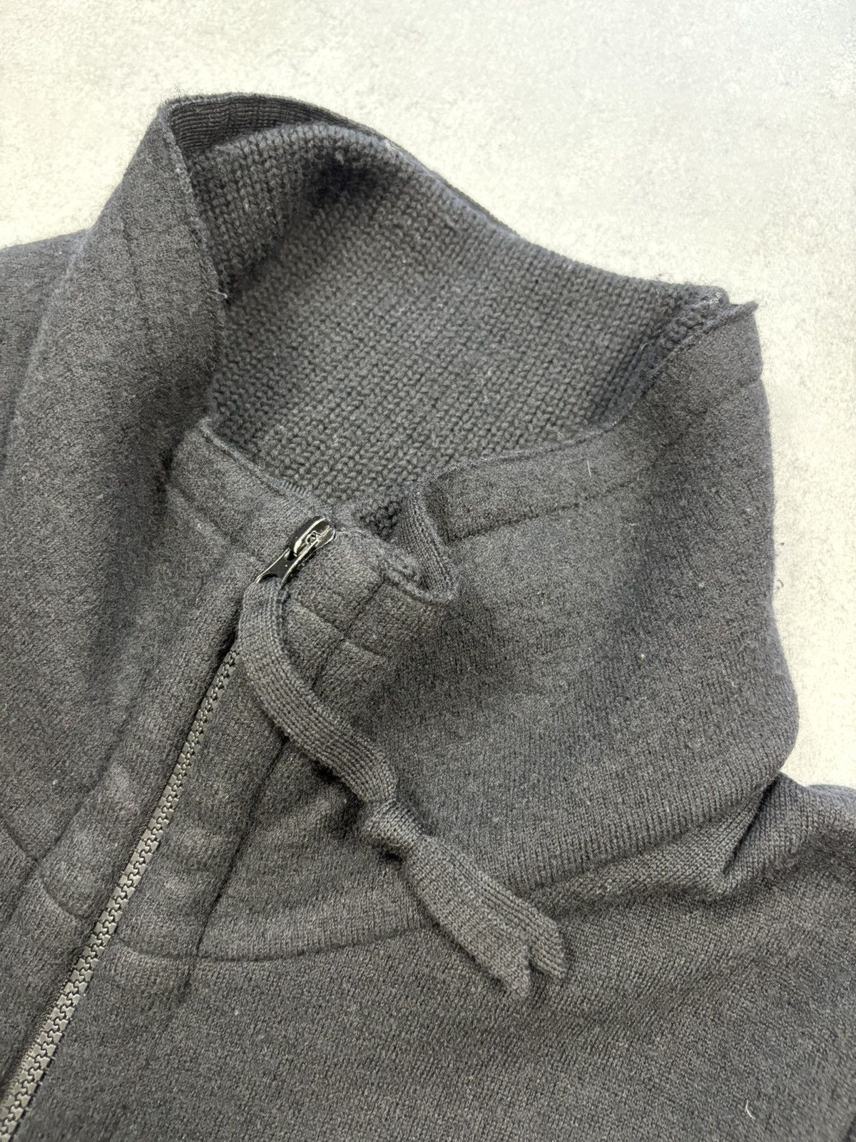 Rundholz Rundholz Wool Long Zip Coat Black Avant Garde Jacket M Size M / US 6-8 / IT 42-44 - 7 Thumbnail