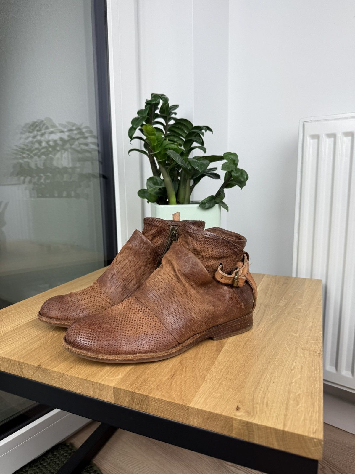 A.S.98 A.S 98 Brown Calfskin Leather Women’s Boots Size 39 Size US 9 / IT 39 - 1 Thumbnail