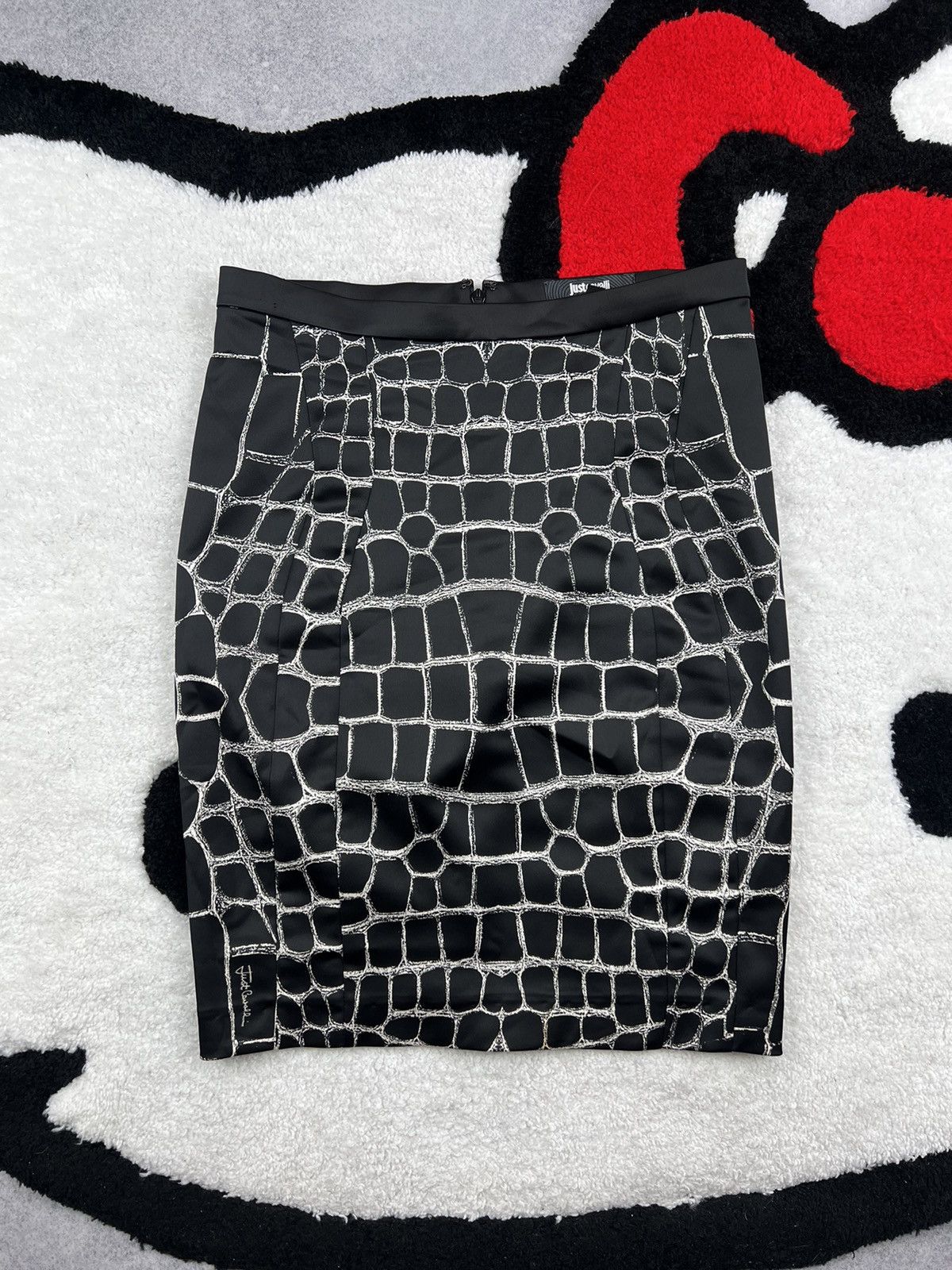 Roberto Cavalli Vintage Just Italy Roberto Cavalli Snake Pattern Y2K Size 26" / US 2 / IT 38 - 1 Thumbnail