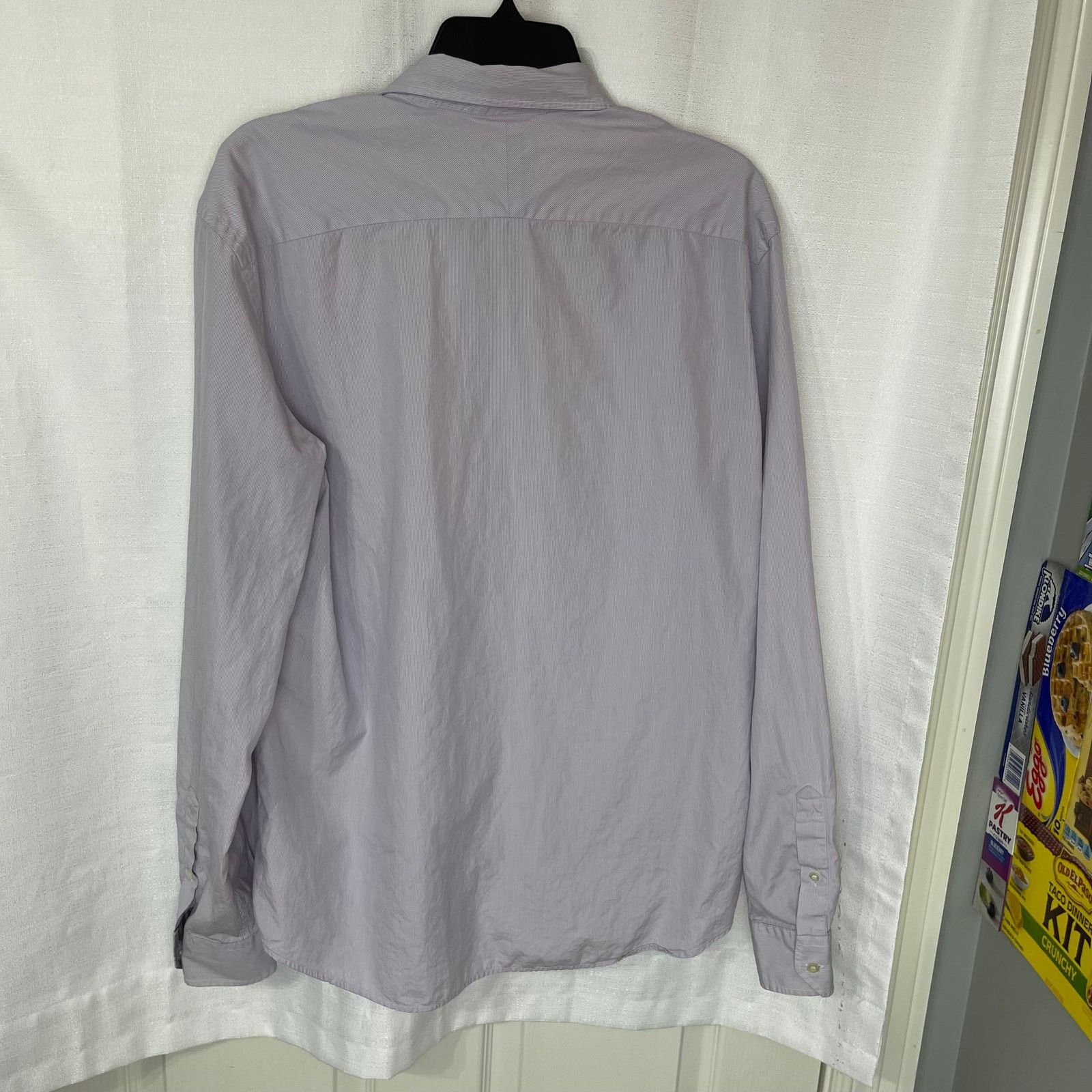 Lacoste Lacoste Alligator Logo Men's Oxford Button Down Shirt, 42 Size US XS / EU 42 / 0 - 5 Thumbnail