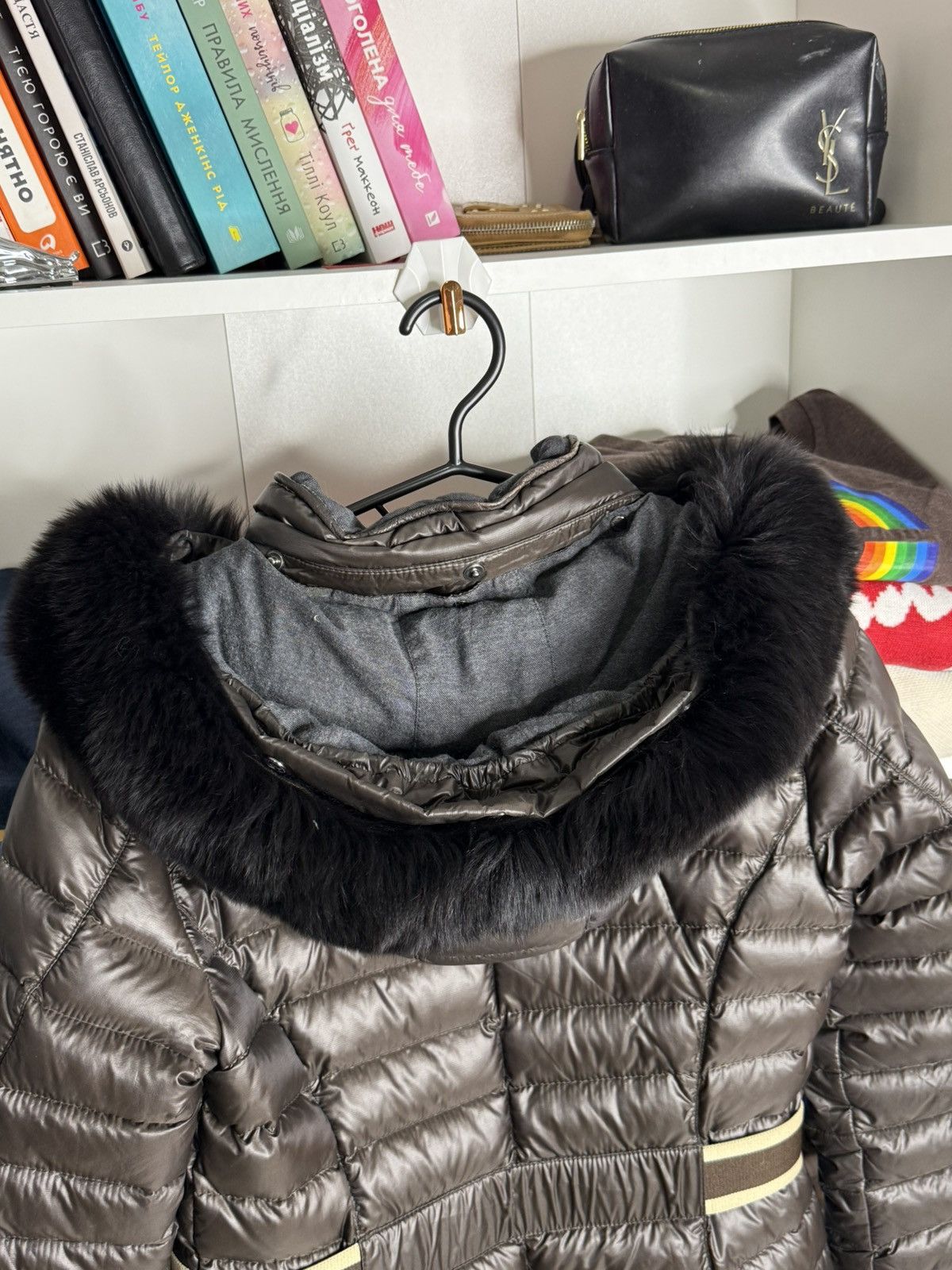 Duvetica Duvetica Brown Goose Down belted jacket size 42 Size S / US 4 / IT 40 - 9 Thumbnail