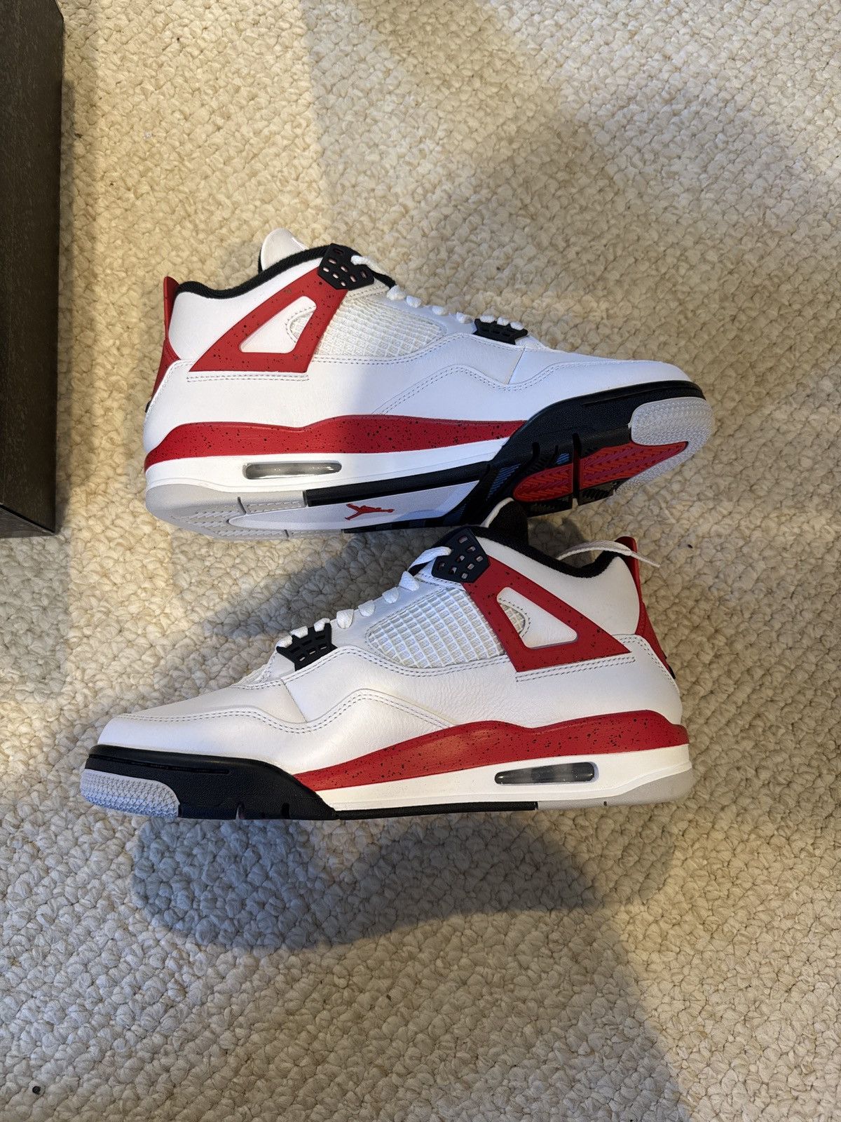 Jordan Brand × Nike Jordan 4 Retro Red Cement 2023 Size US 10.5 / EU 43-44 - 1 Thumbnail