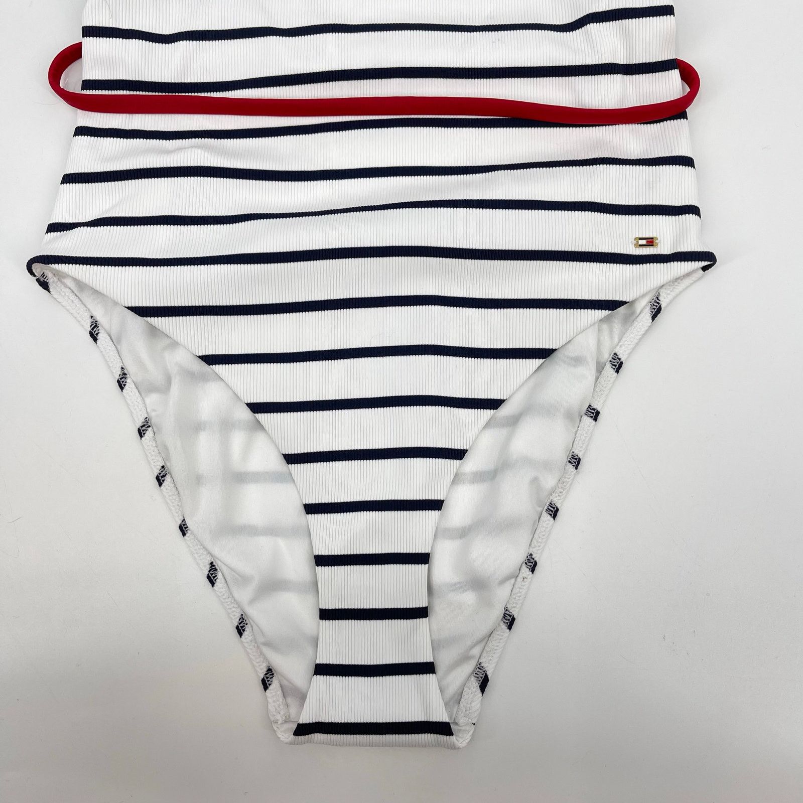 Tommy Hilfiger Tommy Hilfiger | NWT Sofia Capsule Stripe Belted Swimsuit Size S / US 4 / IT 40 - 11 Thumbnail