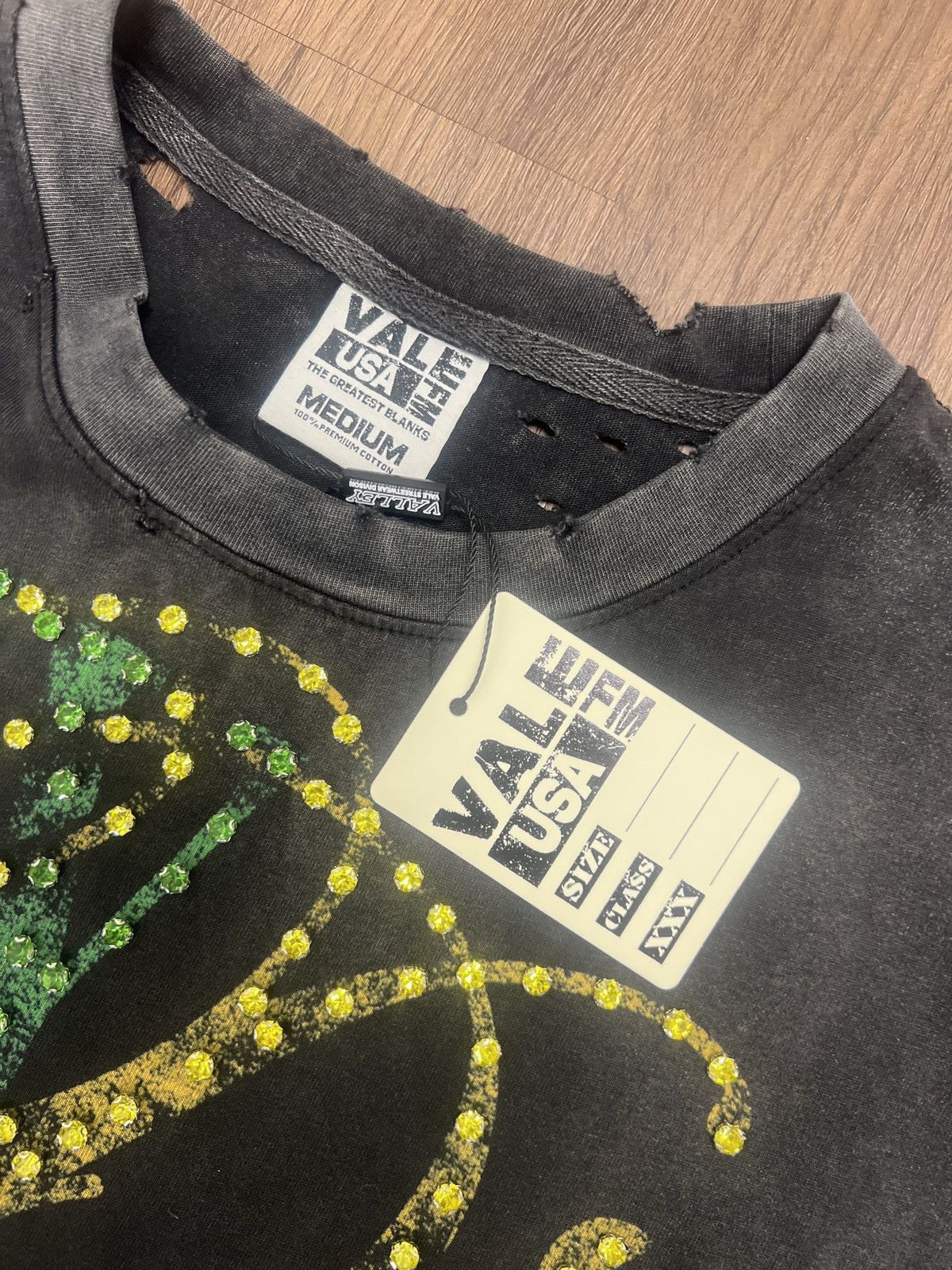Vale Vale Xhale Bling Tee Size US M / EU 48-50 / 2 - 2 Thumbnail