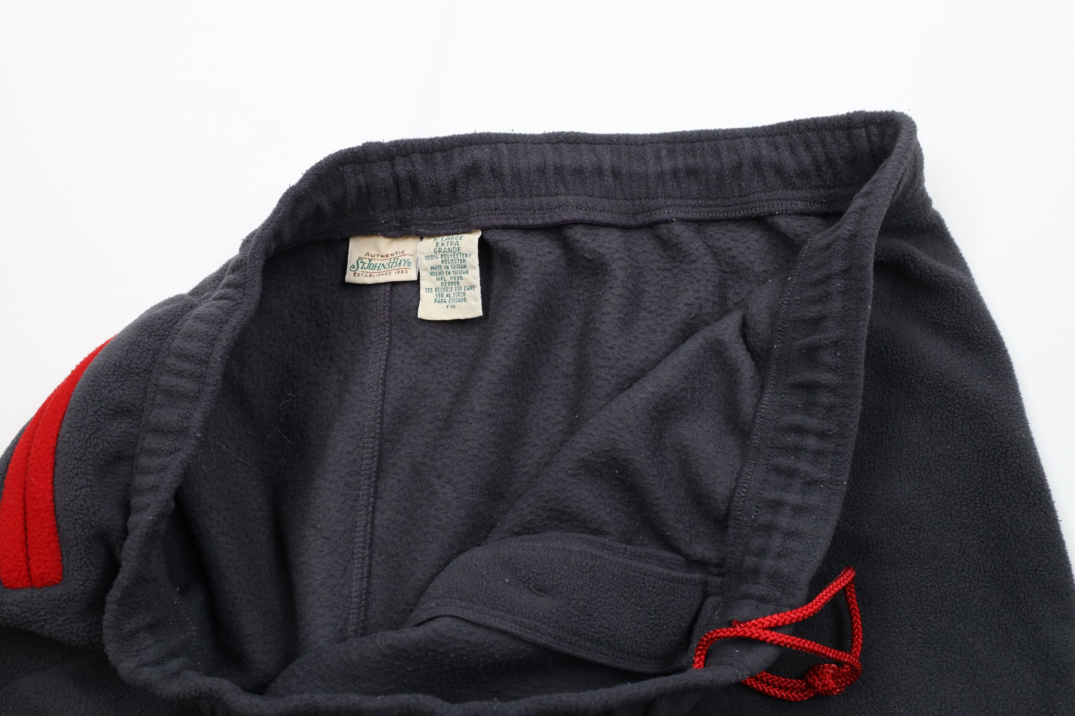 Vintage Vintage 90s Streetwear Knee Fleece Shorts Charcoal Gray Size US 36 / EU 52 - 6 Thumbnail