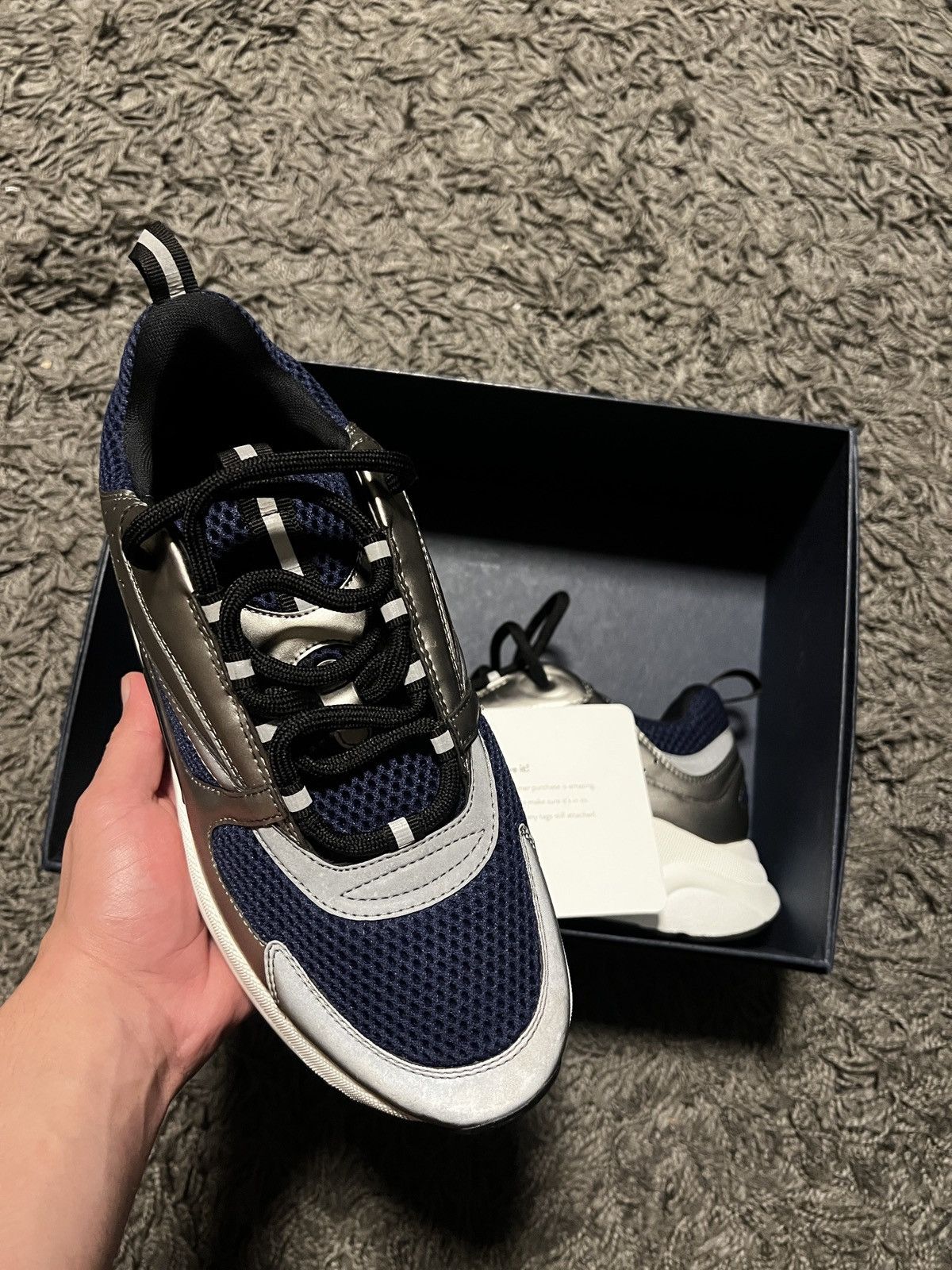 Christian Dior Monsieur × Dior B22 ‘Blue Silver’ Size US 9 / EU 42 - 2 Thumbnail