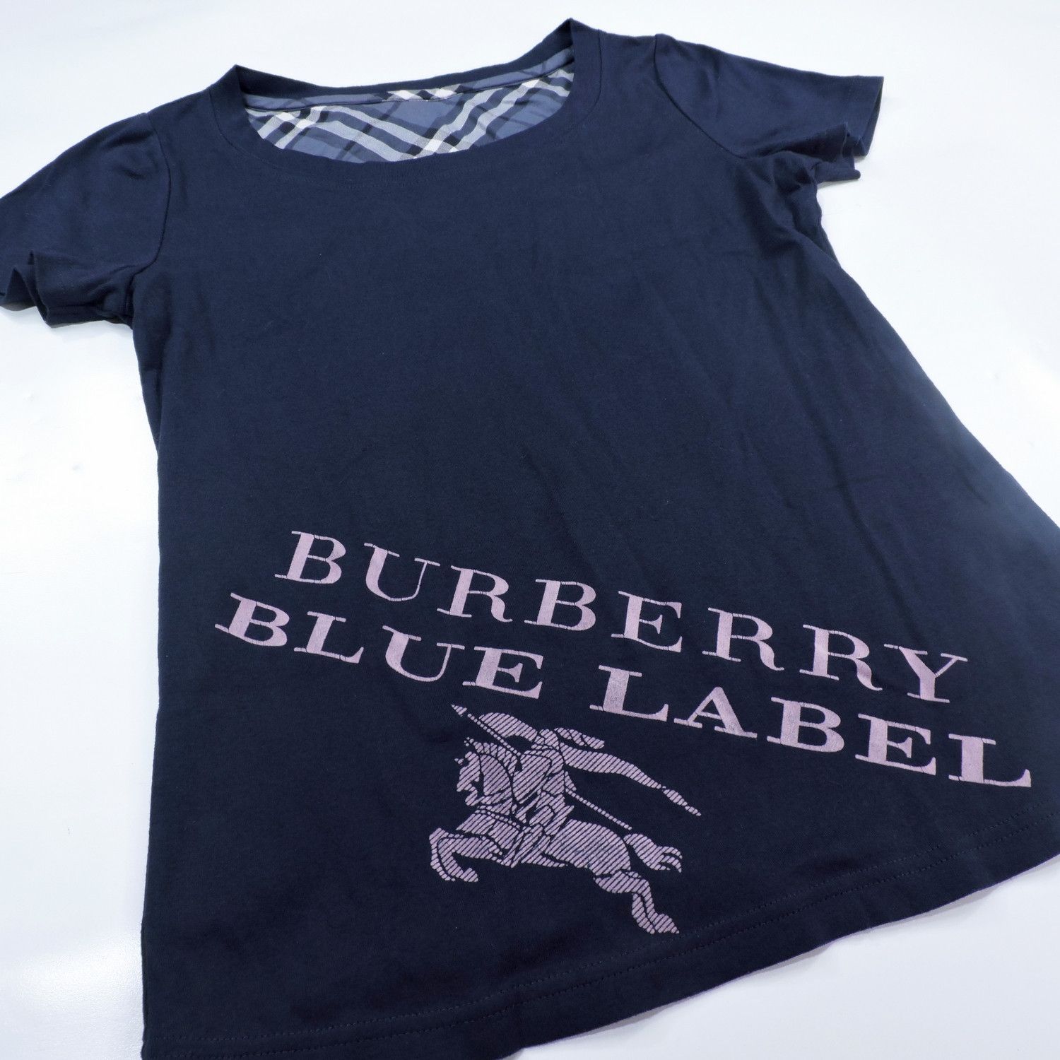 Burberry BURBERRY LONDON BLUE LABEL BIG LOGO T-SHIRT Size XS / US 0-2 / IT 36-38 - 6 Thumbnail